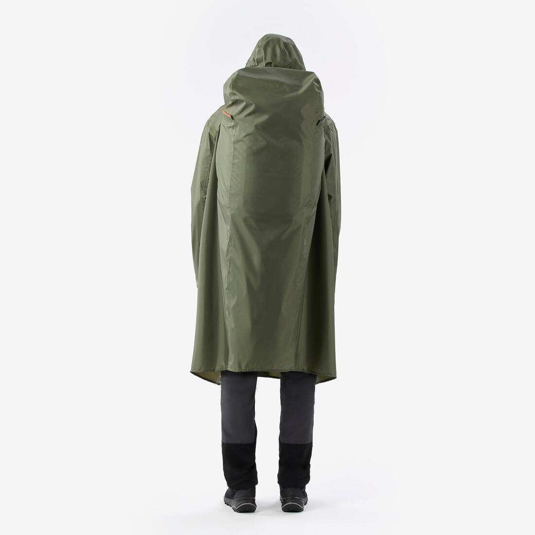 Poncho de pluie et de randonnée ajustable, 75 L max, MT900 2.0 Kaki