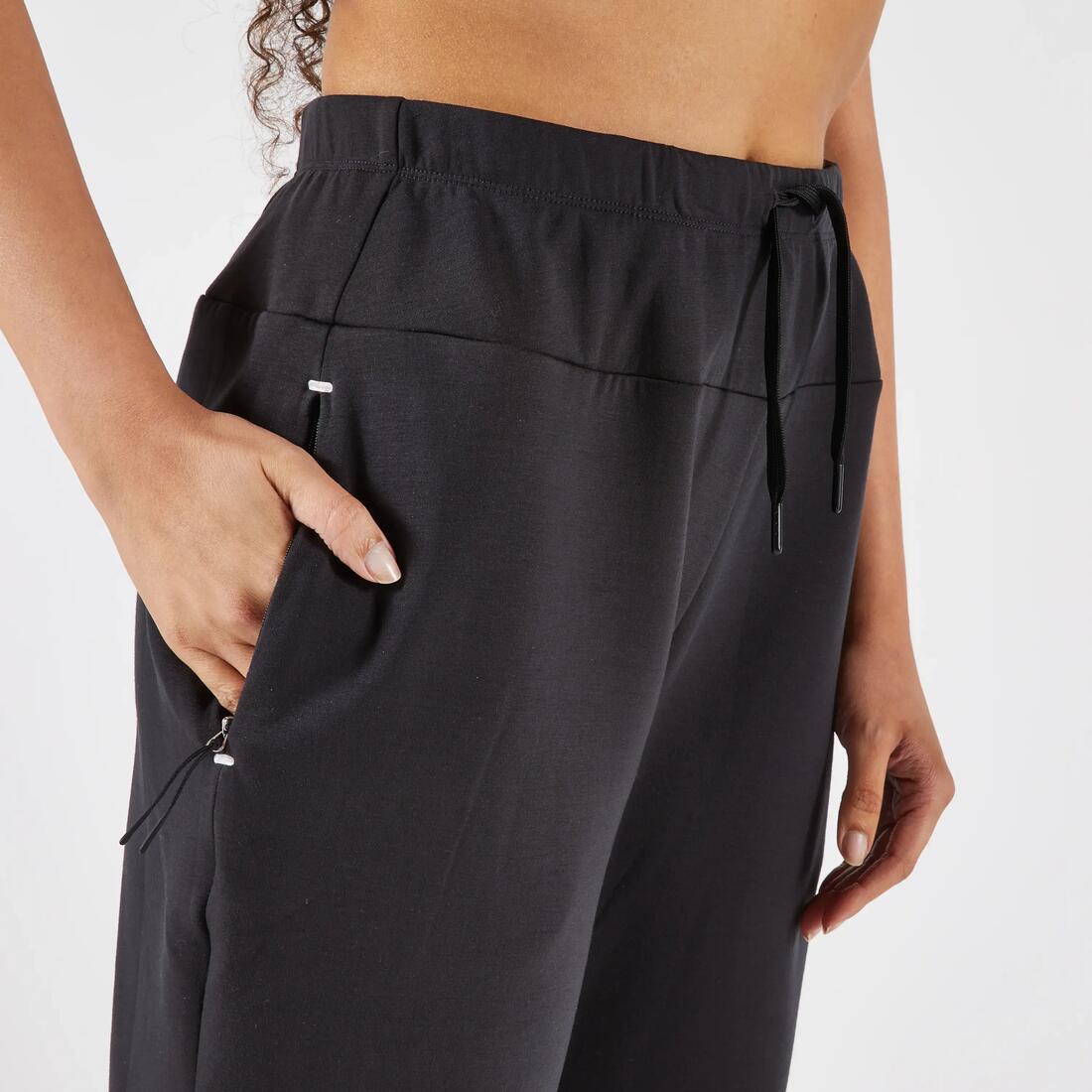 Pantalon chaud de running Femme- KIPRUN Run 500 Warm Noir