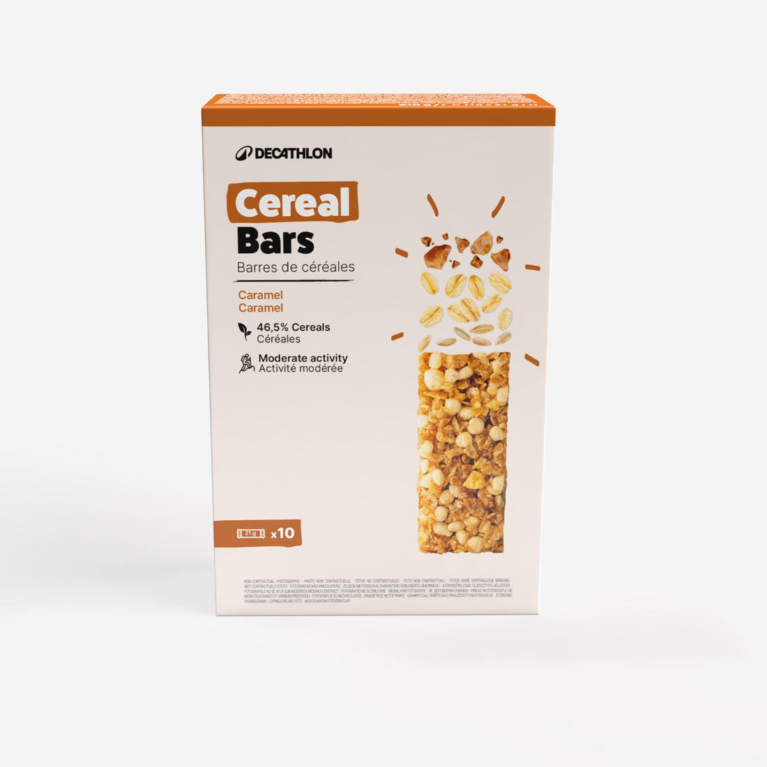 Barre de céréales chocolat au lait x10