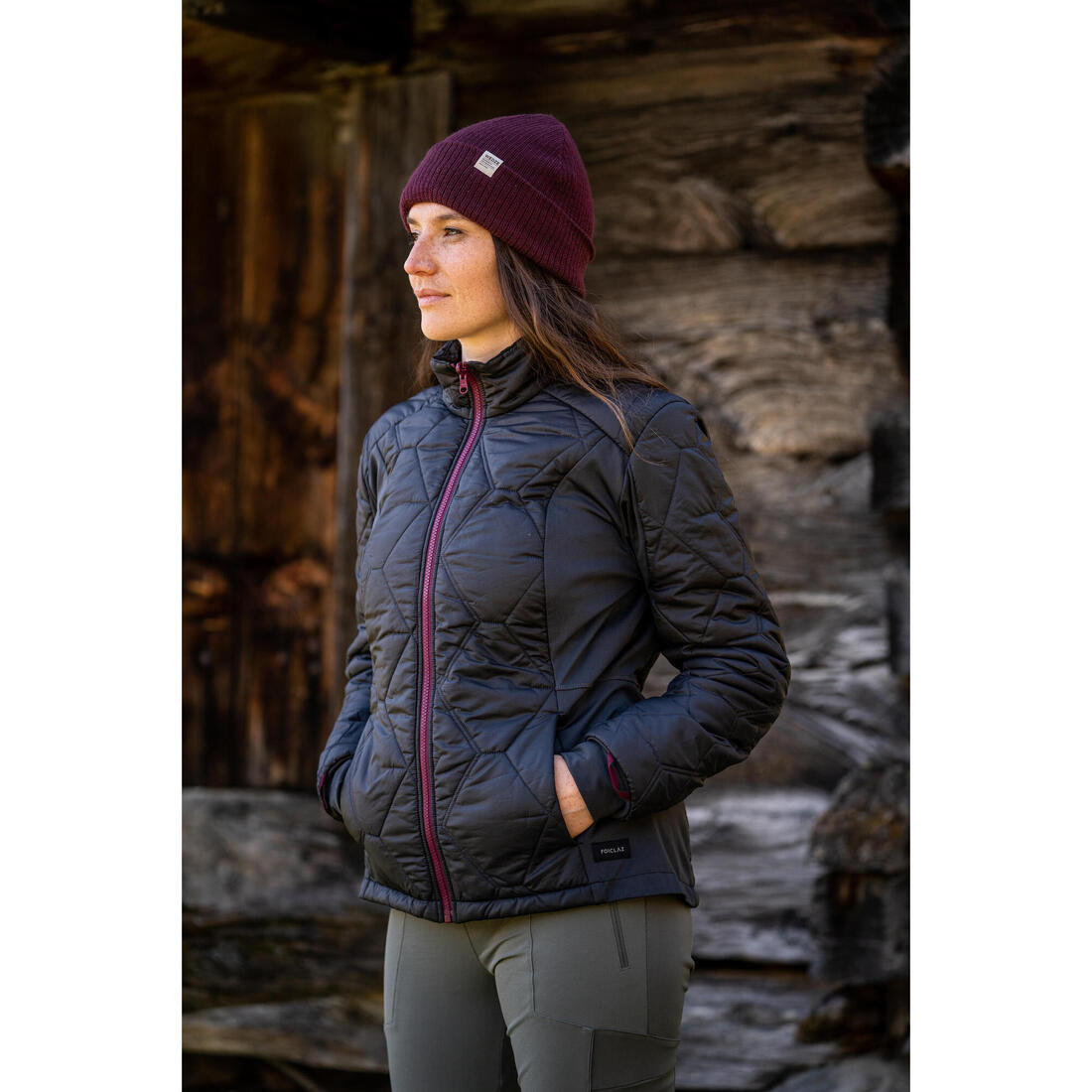Veste 3en1 imperméable de randonnée - sh500 mountain -10°c - femme