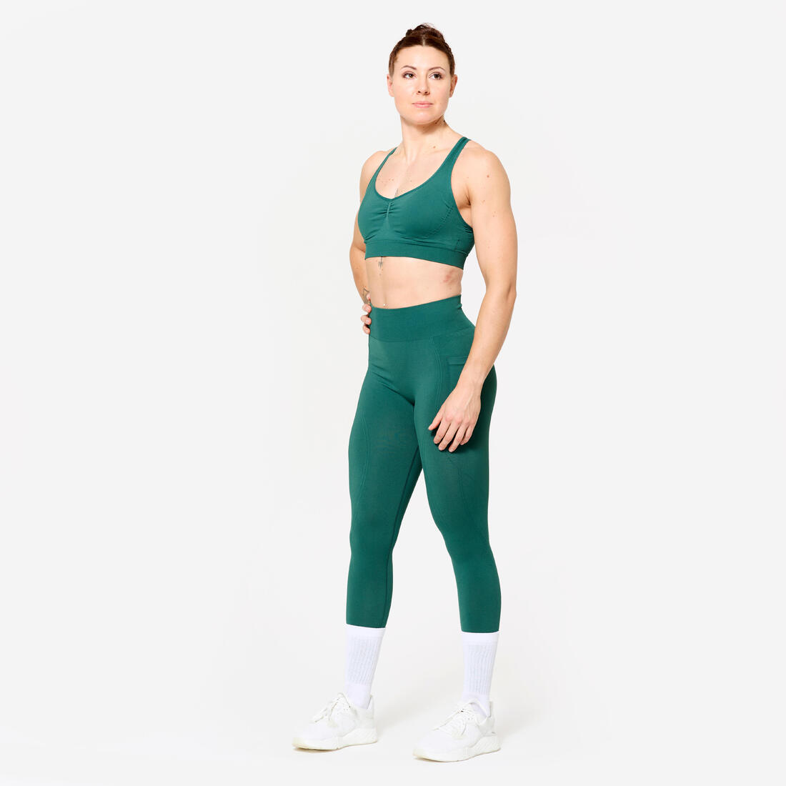 Legging seamless effet push up taille haute femme