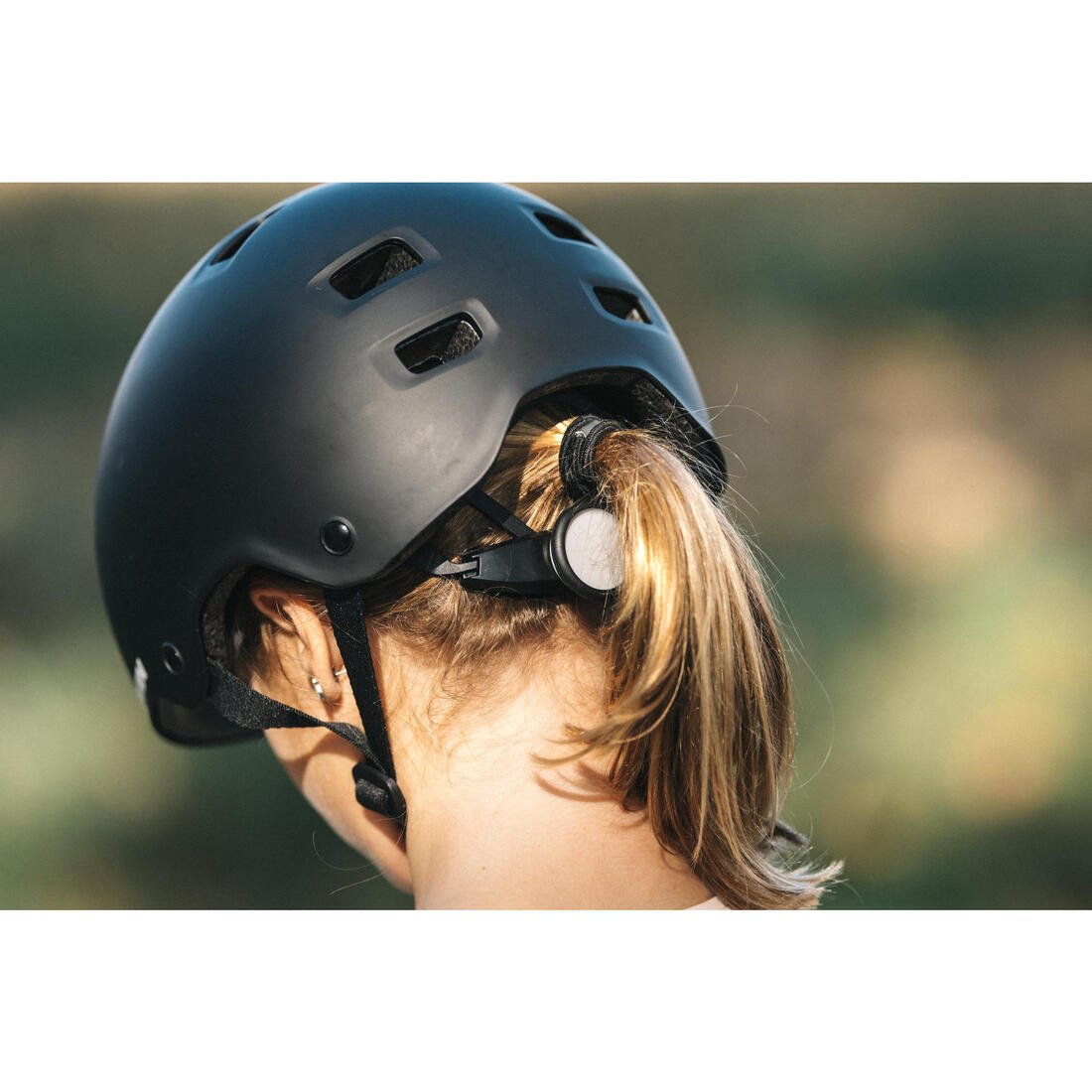 CASQUE VELO TEEN 500  BLACK XS
