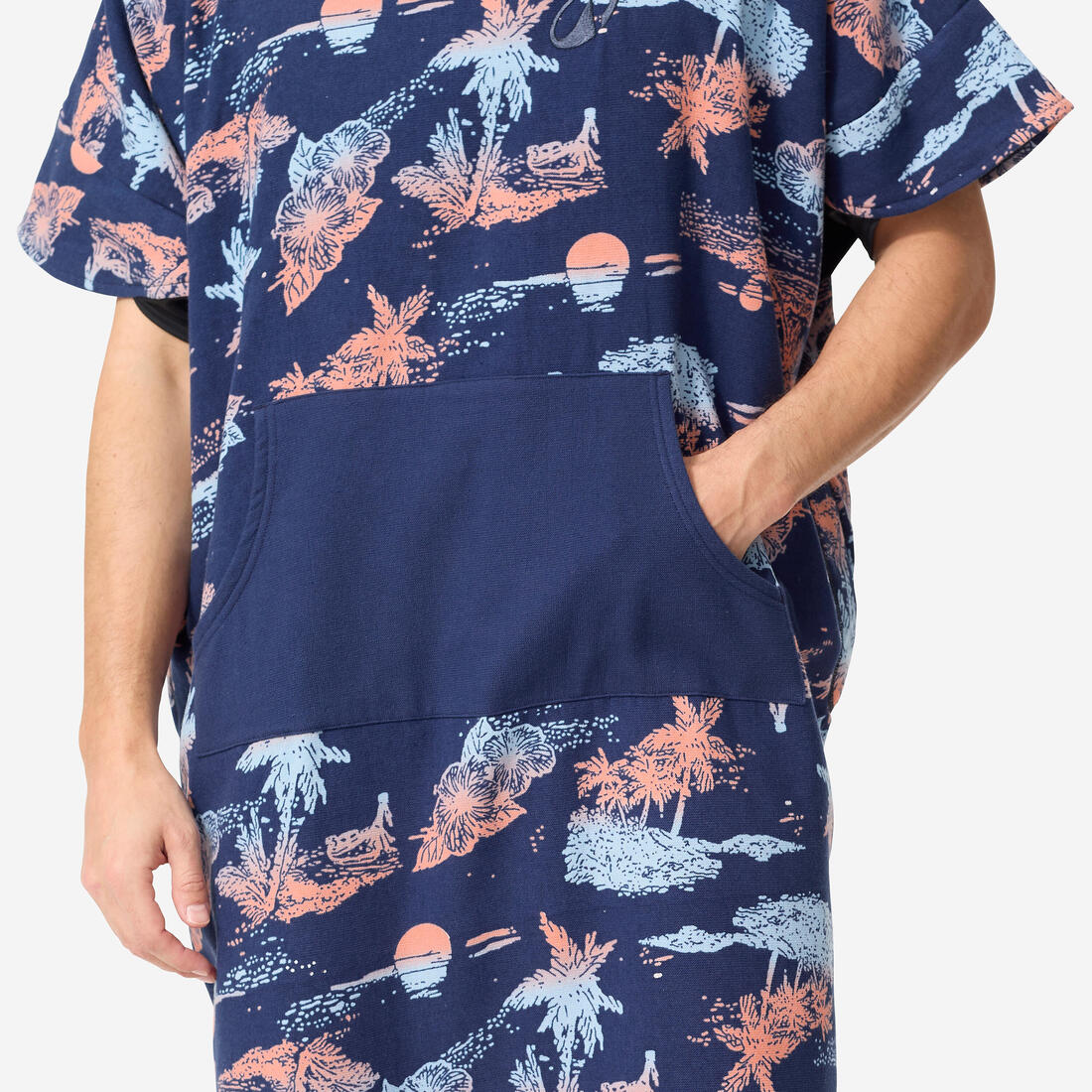 Poncho de plage surf adulte à partir de 150 cm, 500 Sunset