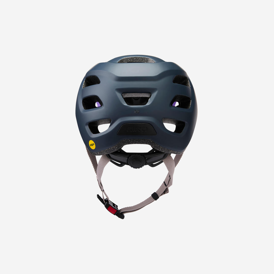 Casque de vélo VTT, Giro Tao MIPS gris foncé violet