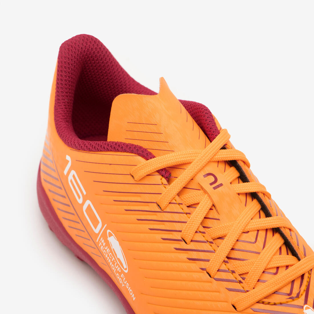 CHAUSSURES DE FOOTBALL ENFANT A LACETS 160 JR TURF .TF