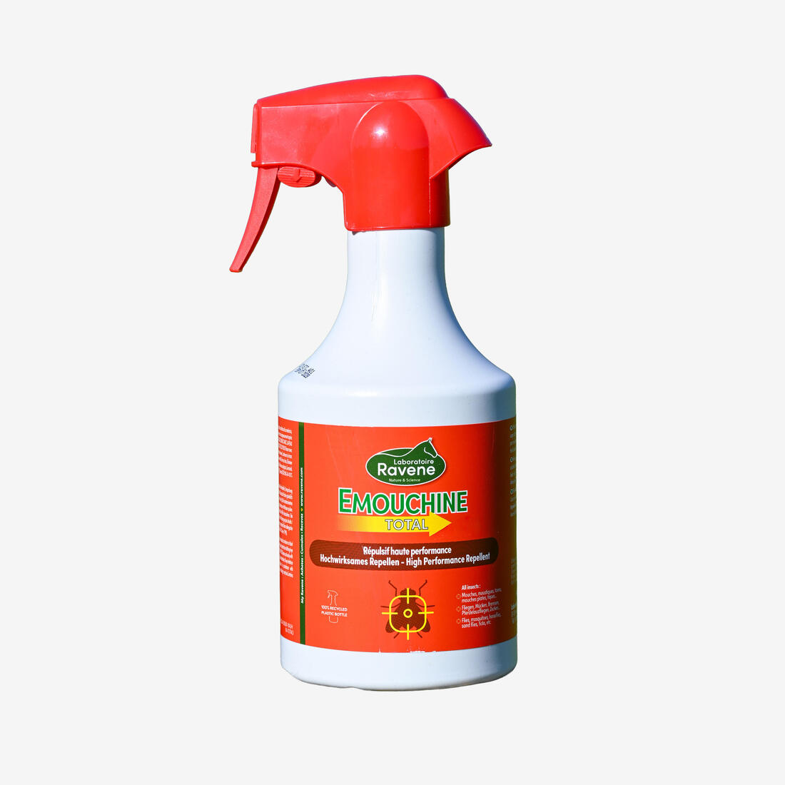 Répulsif anti-insecte équitation Cheval et Poney - Emouchine total 450 ml