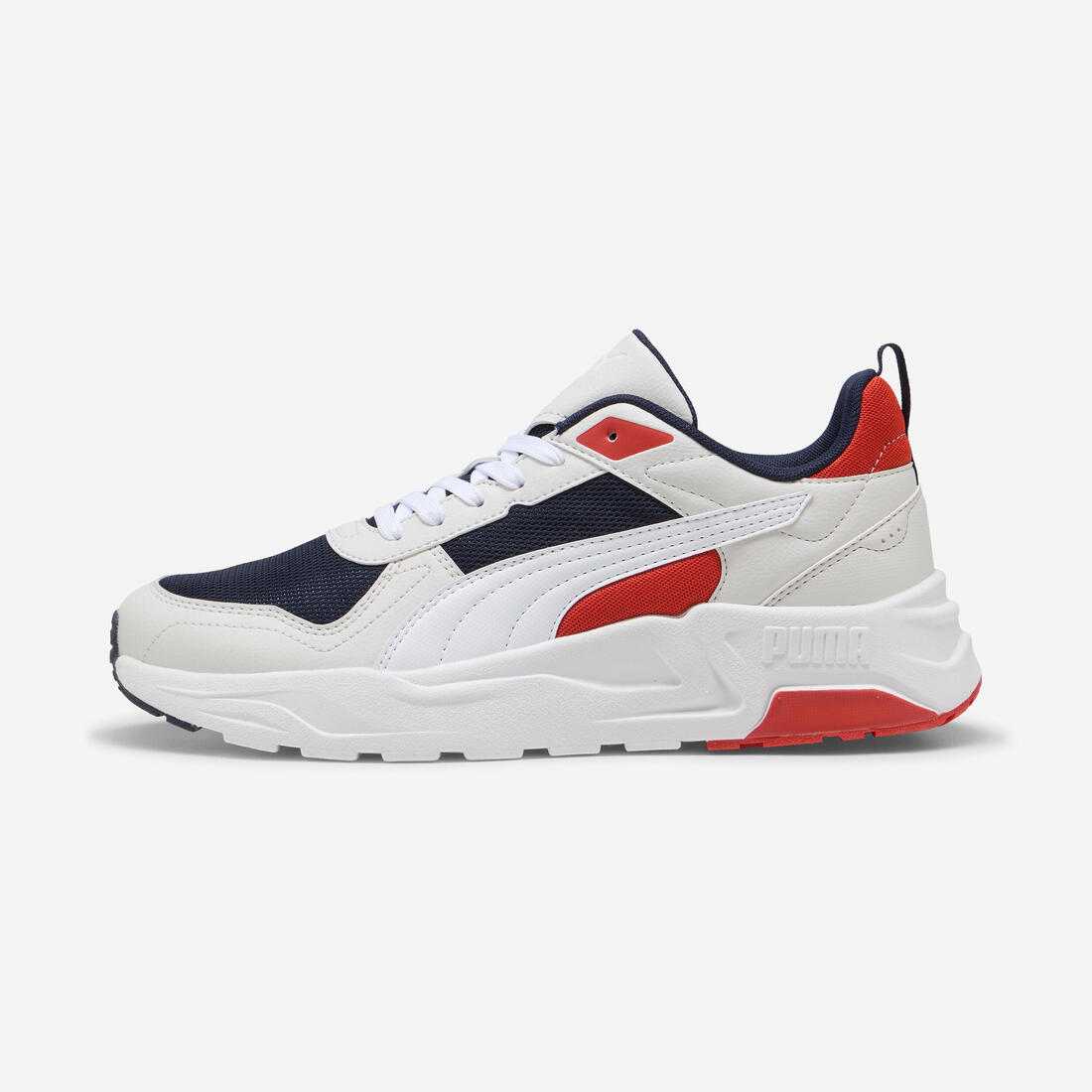 Baskets de marche Homme, Trinity Lite, blanc et rouge