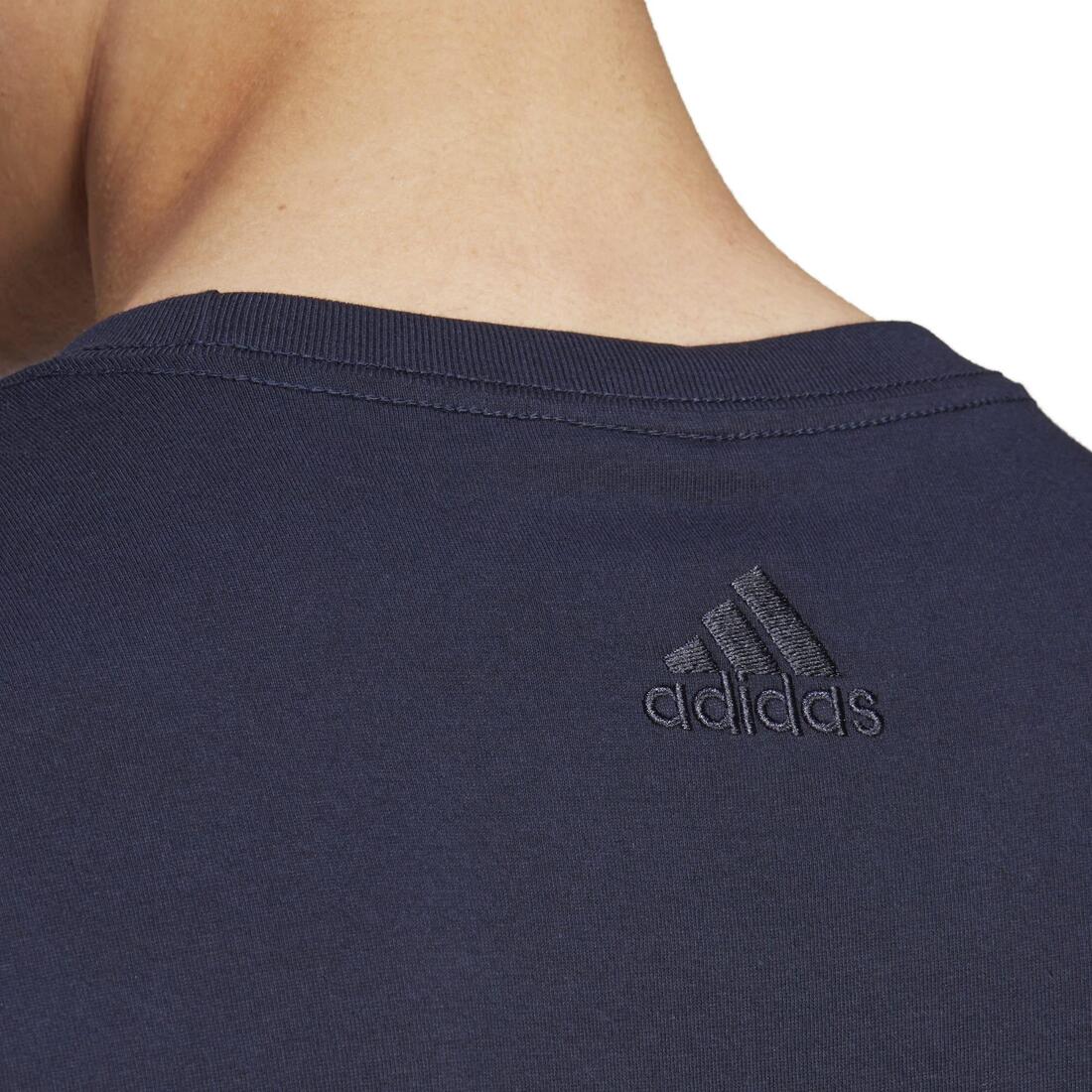 T-SHIRT DE FITNESS SOFT TRAINING ADIDAS HOMME BLEU