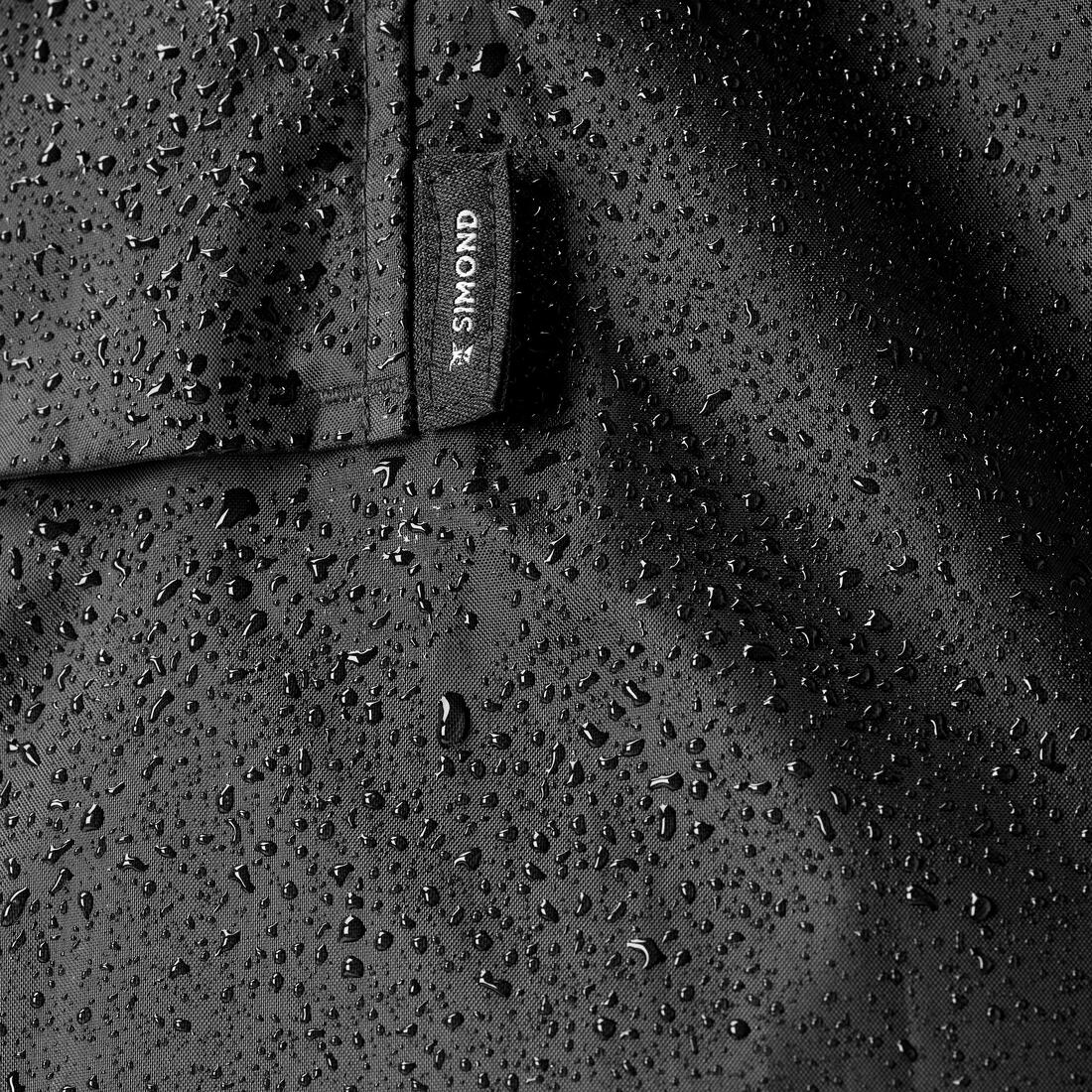 Poncho pluie de randonnée - MT500  - 60L - Noir