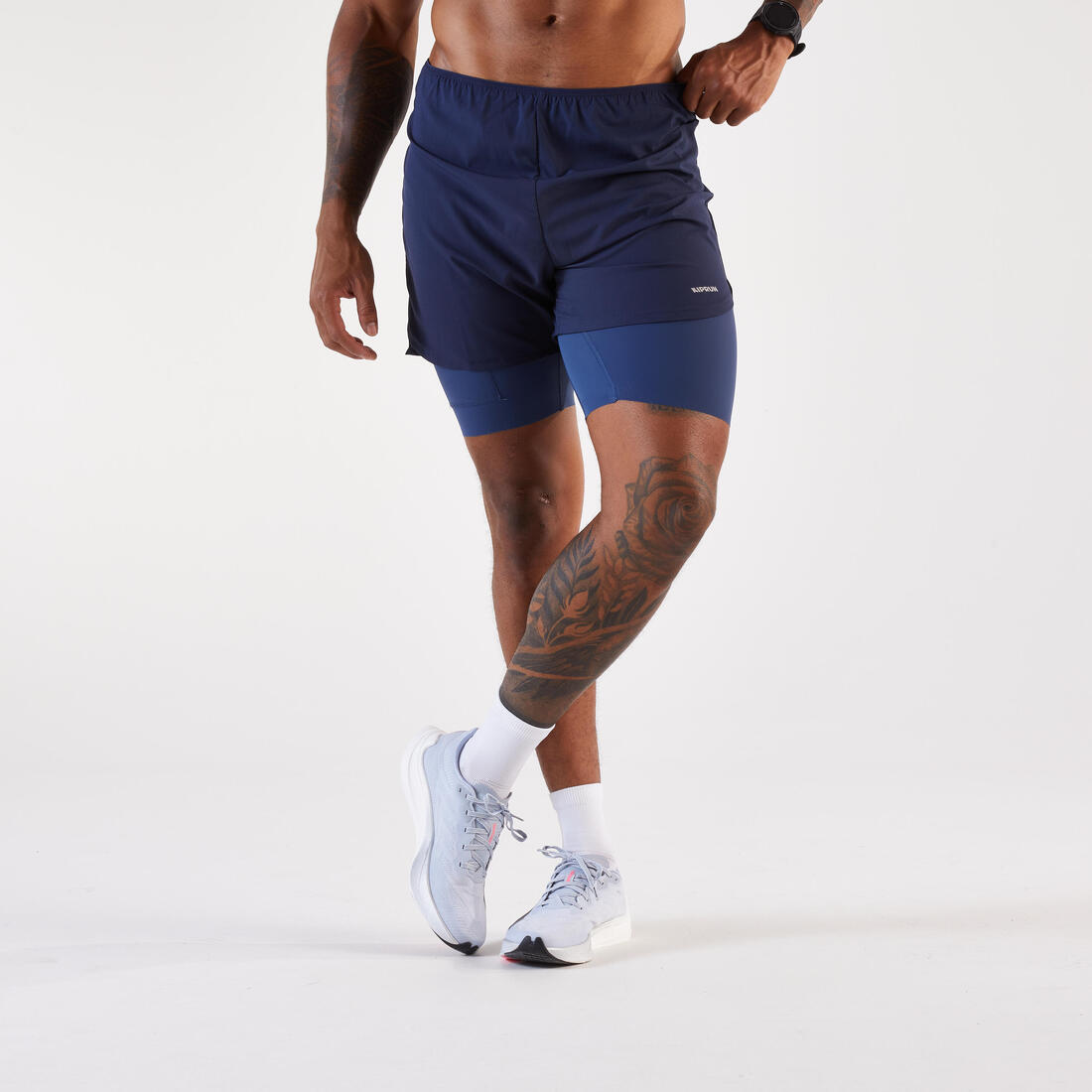 Chaussures de Running Homme, Kiprun KD900 light blanc et