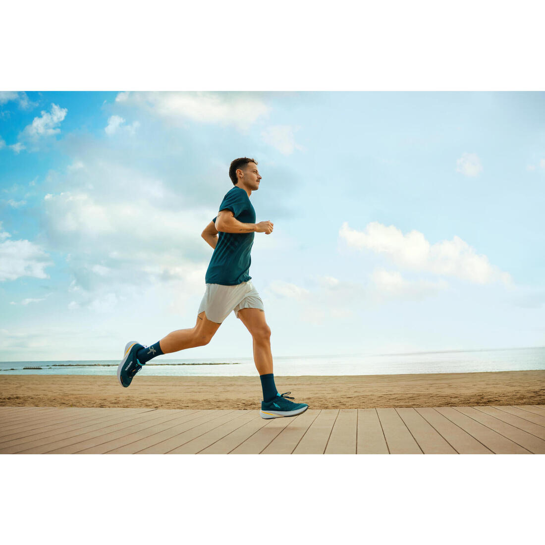 T-shirt de running sans coutures homme - kiprun run 500 confort