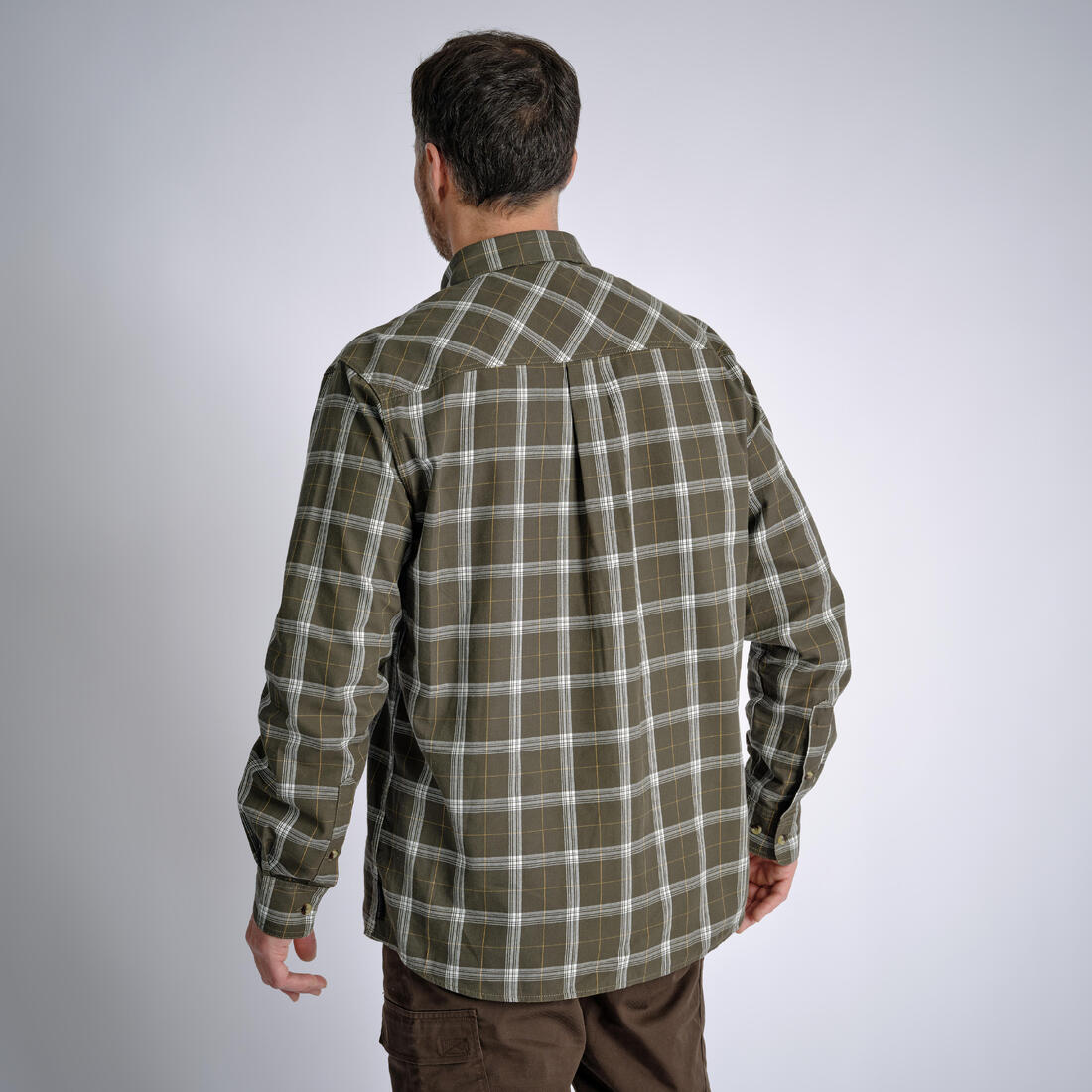 CHEMISE 100 A CARREAUX BLANCHE