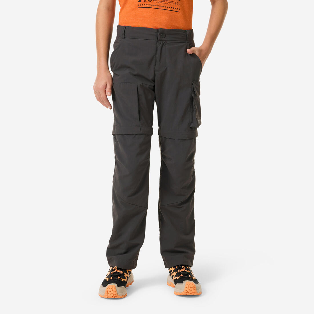 Pantalon de randonnée convertible enfant 7-15 ans, MH500