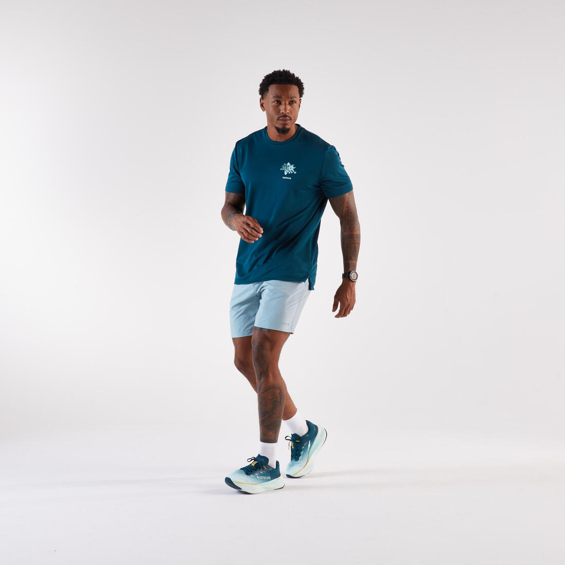 T-shirt running respirant Homme,  Kiprun Run 500