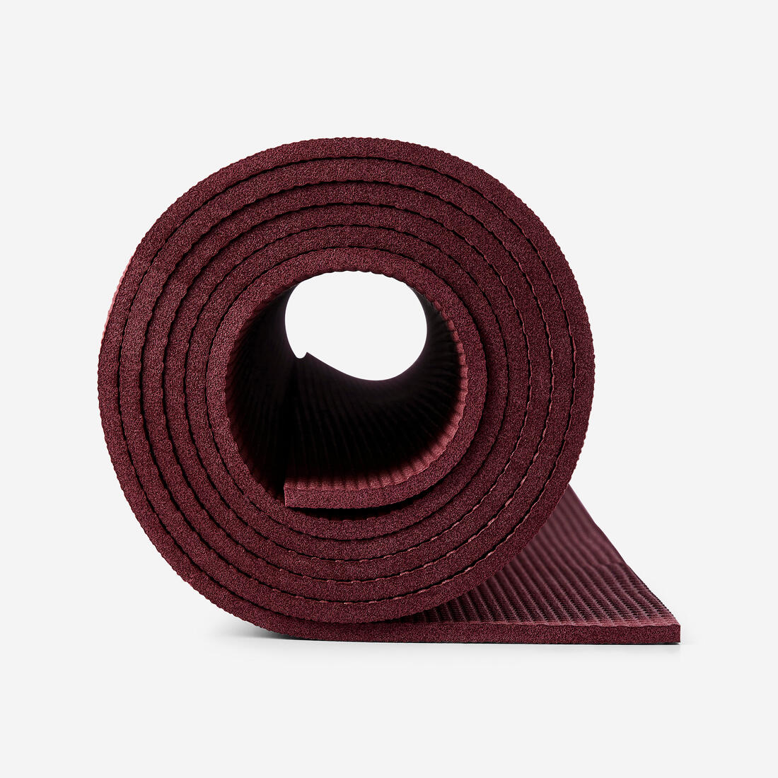 Tapis de yoga débutant adhérence et confort 5mm, bleu foncé