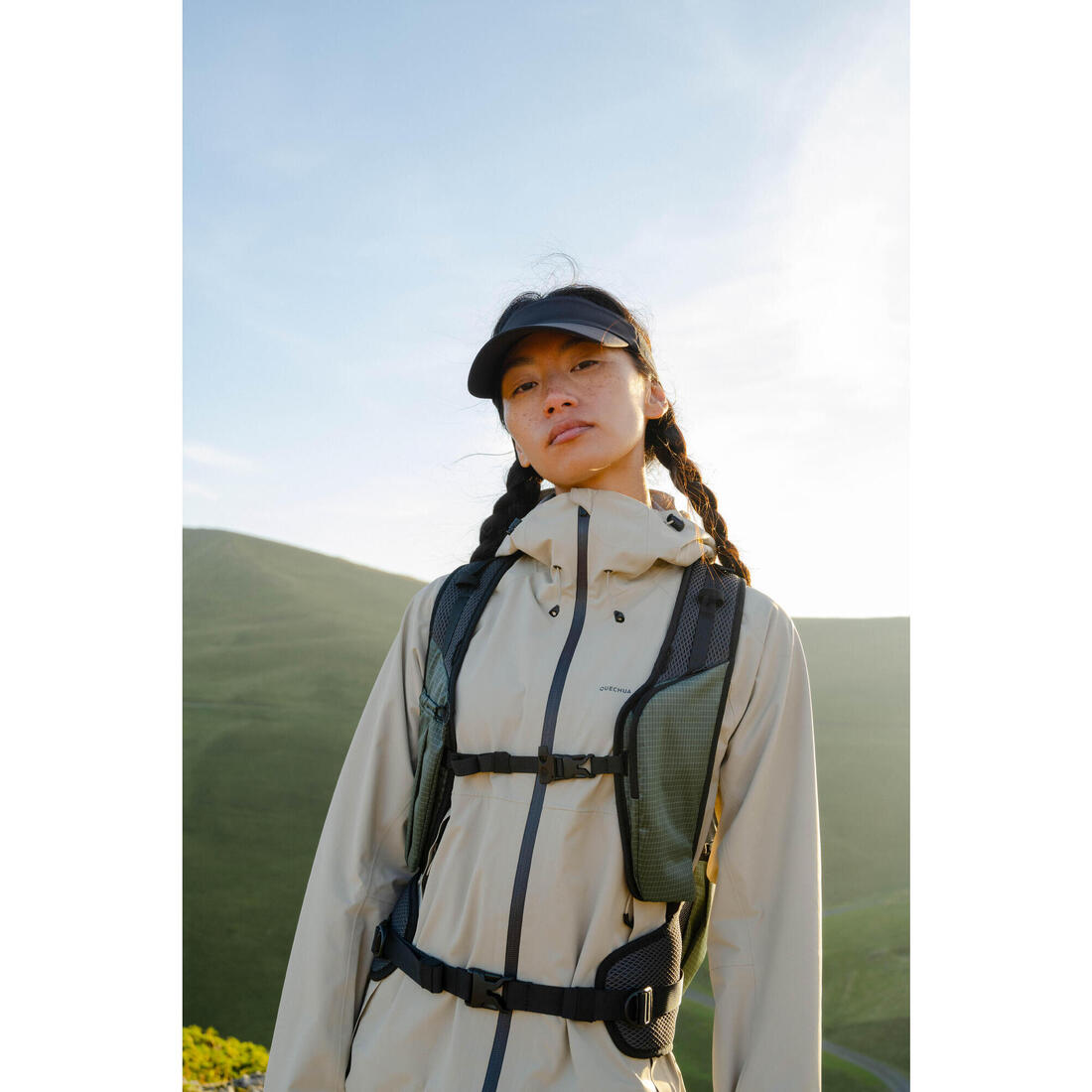 Sac à dos rolltop de randonnée montagne 22l - mh500 light
