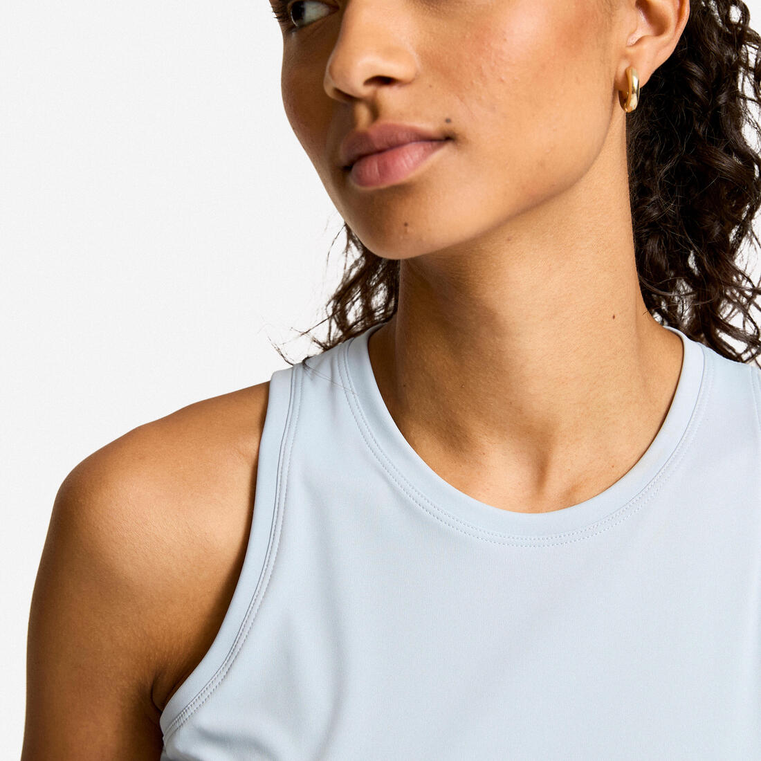Débardeur de fitness coupe droite femme