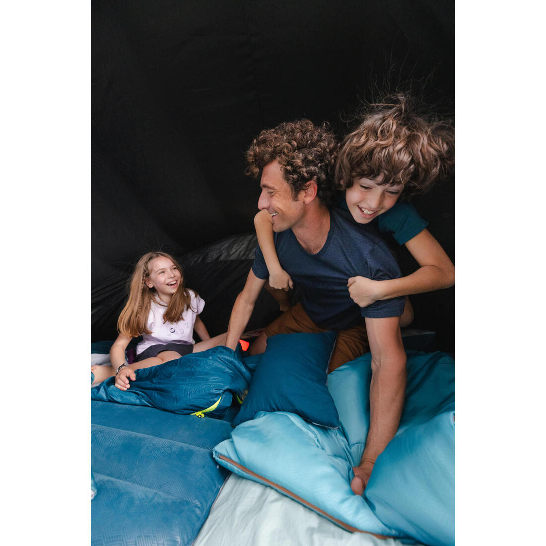 Matelas gonflable de camping 1 personne, 200x70cm, Air comfort