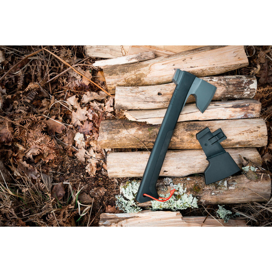 HACHE Bushcraft 35 cm noire