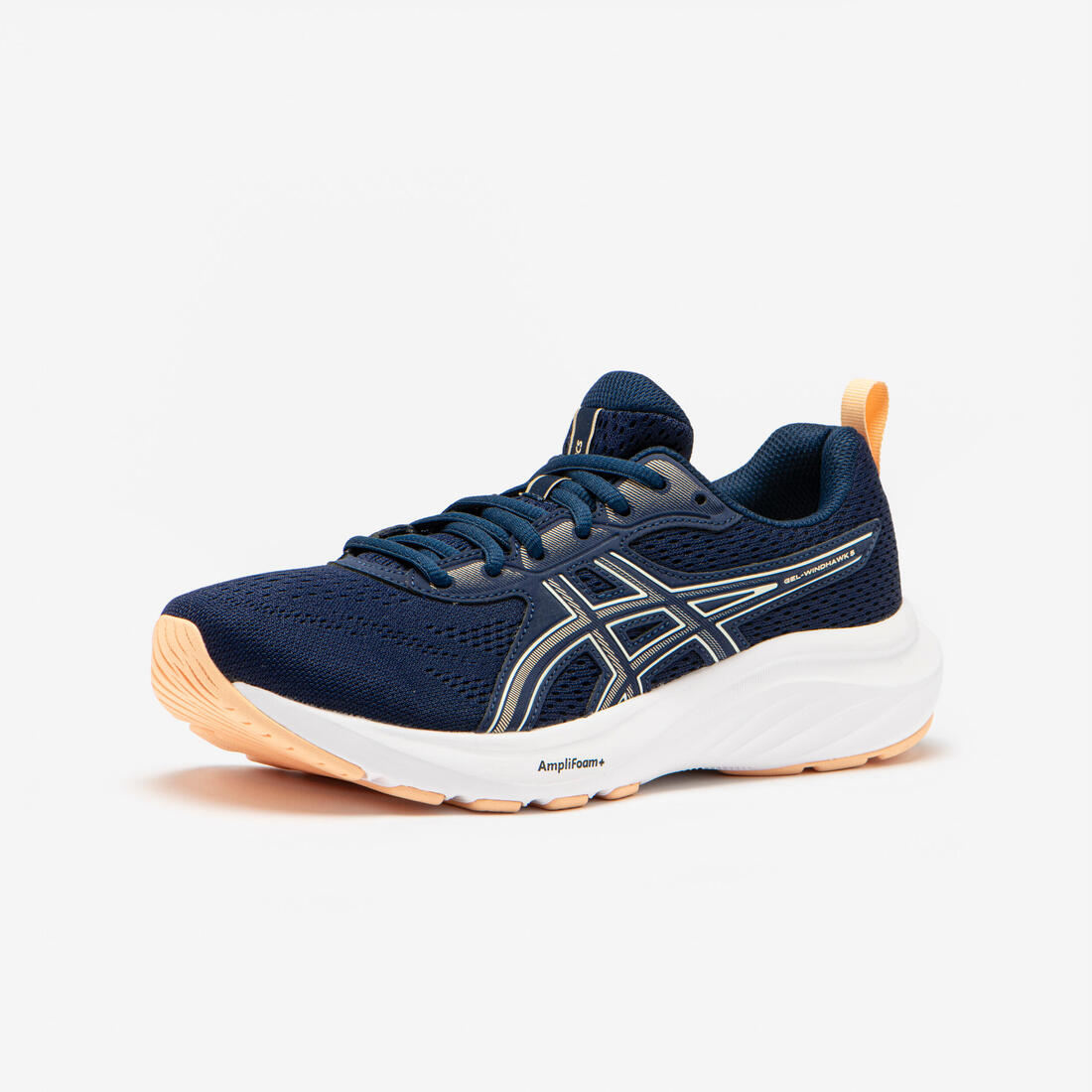 CHAUSSURE DE RUNNING FEMME ASICS GEL-WINDHAWK NOIR/CORAIL