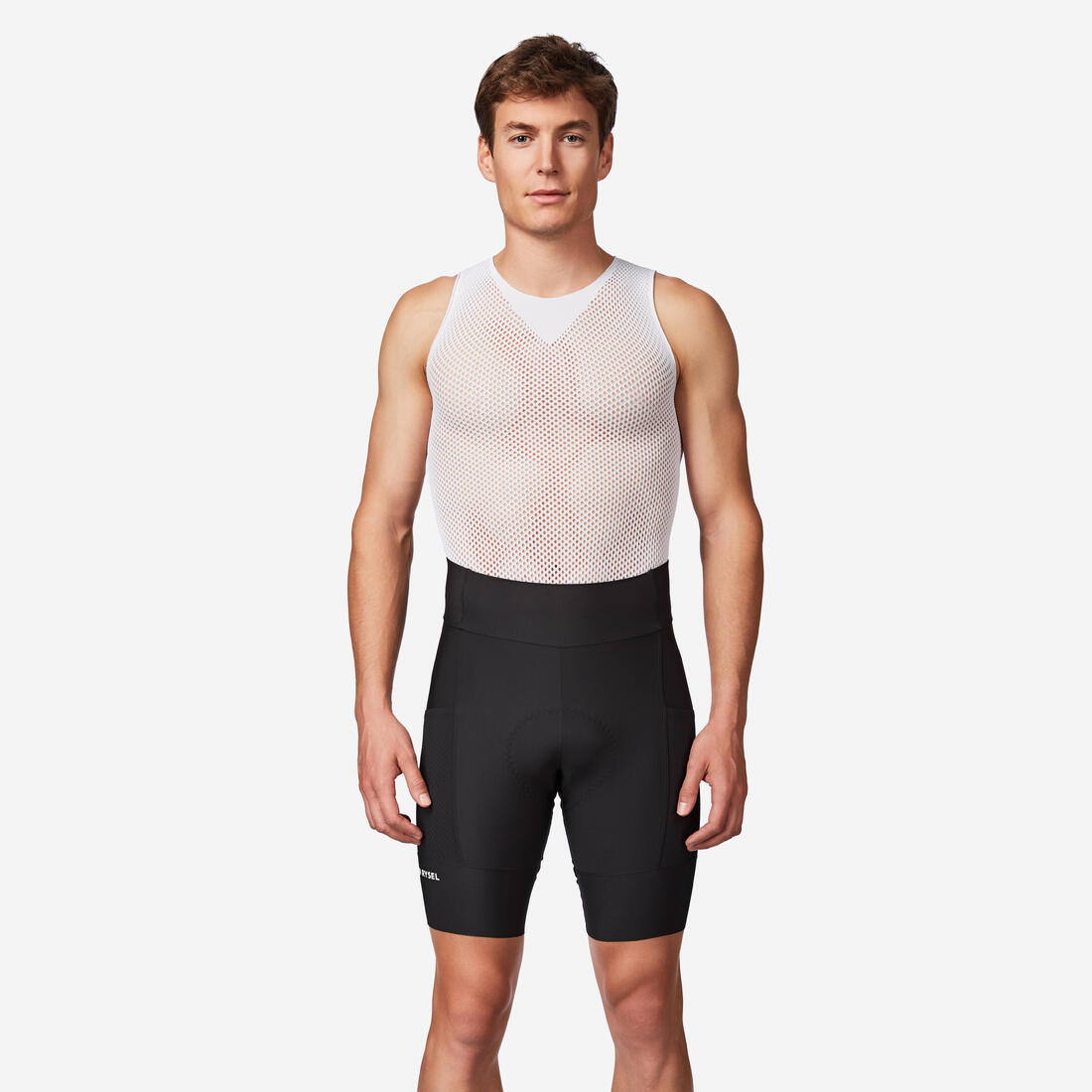 Cuissard de vélo de route homme Endurance Noir