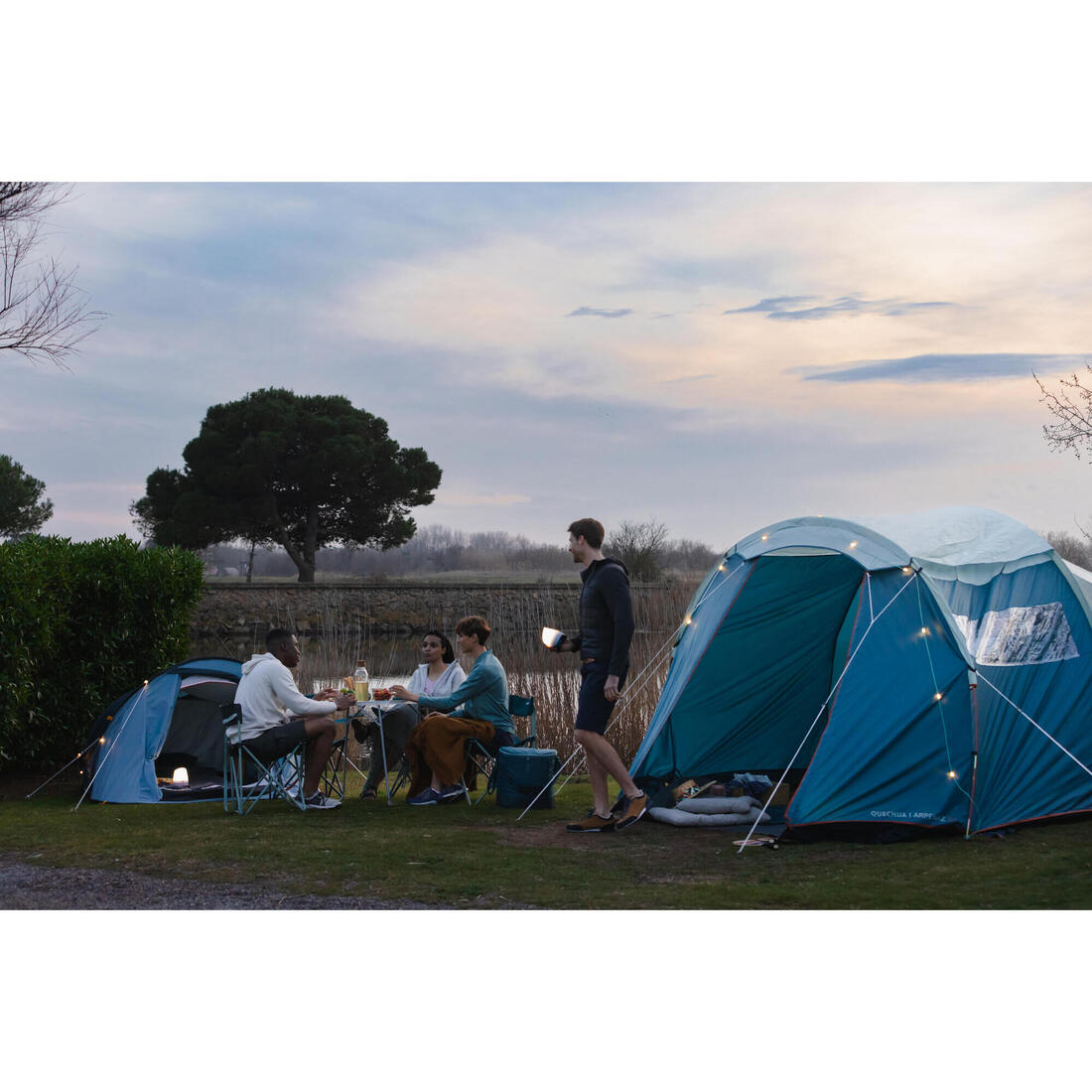 Tente de camping 2 places, 2 SECONDS