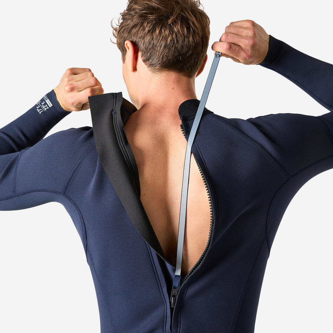 Combinaison SURF 100 Néoprène 2/2 mm Homme Bleu