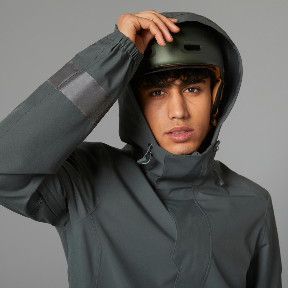 VESTE PLUIE VELO VILLE VISIBILITE NUIT 540 HOMME