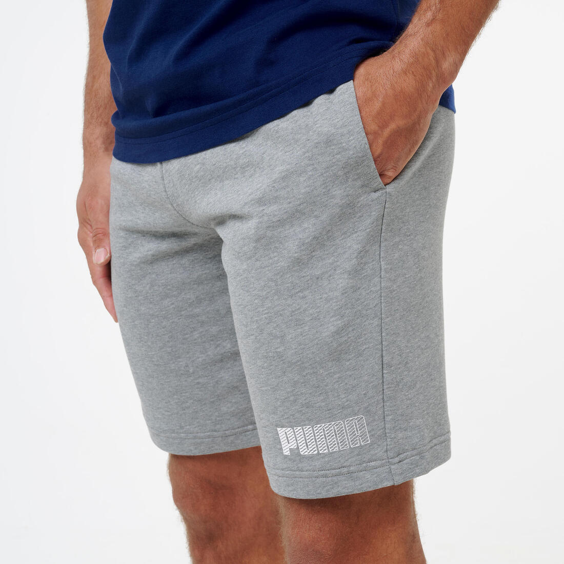 Short de fitness en coton homme