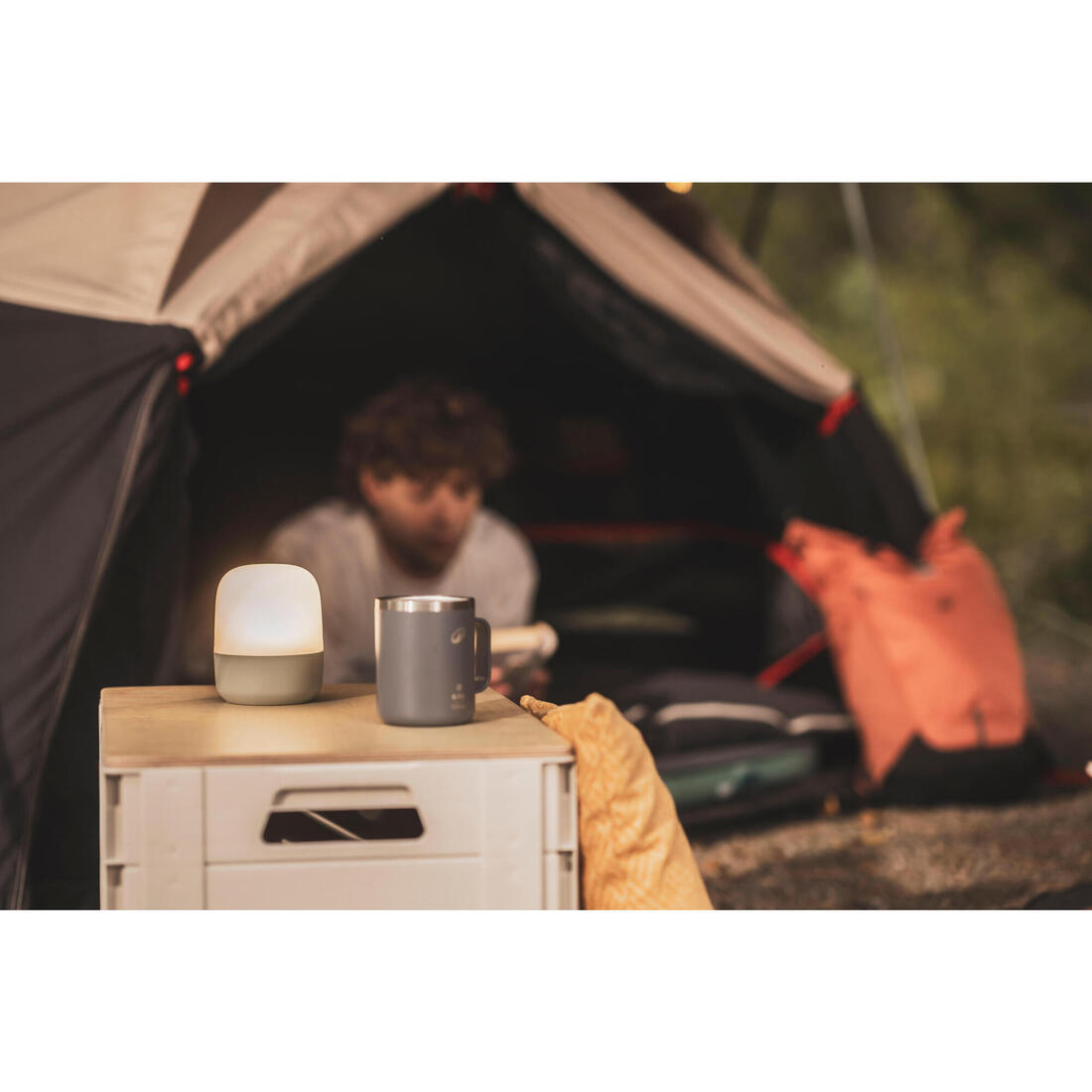 Mug 900 isotherme 0,35L en inox, pour le camping, la randonnée/trekking