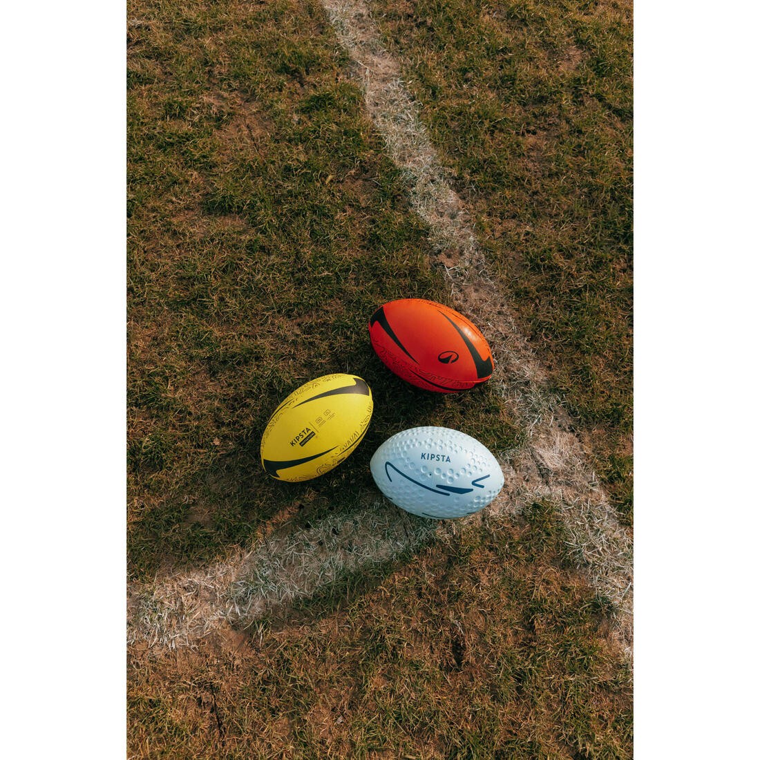 Ballon de rugby taille 4 - Ballon de rugby initiation Light orange S4