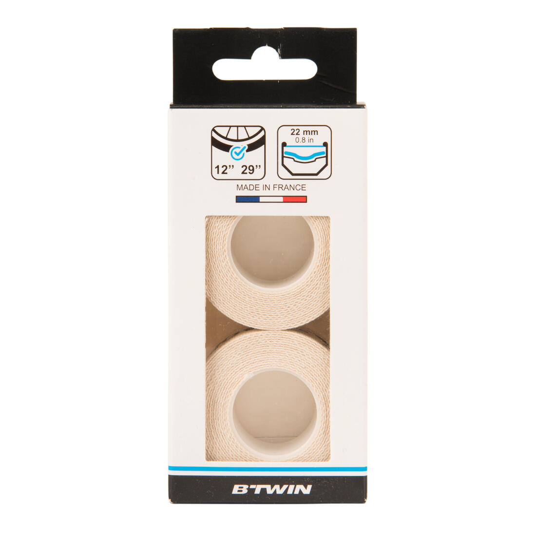 FONDS DE JANTE ADHESIFS EN COTON POUR ROUES VELO 12" A 29"