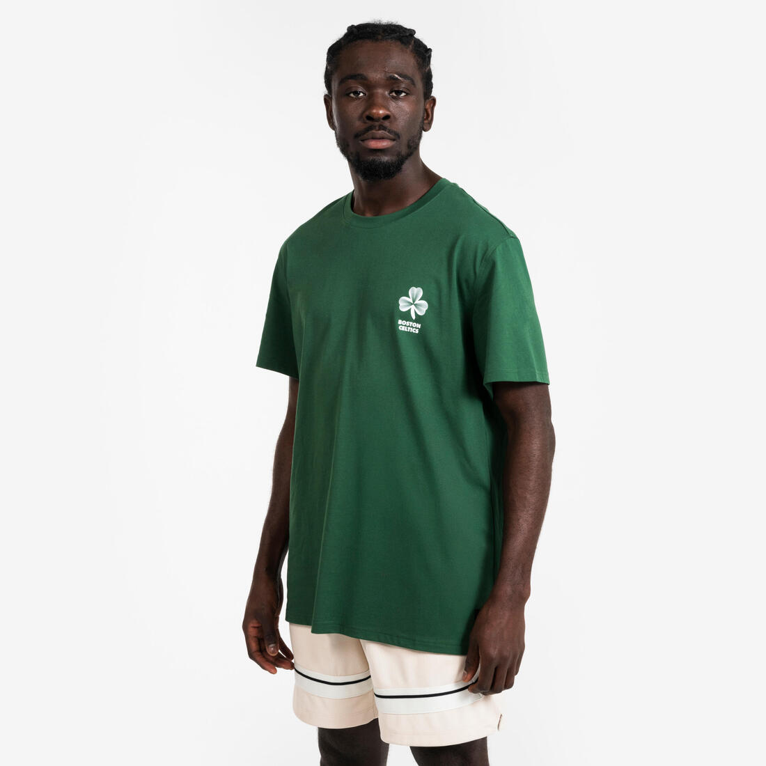 T-shirt de basketball NBA Warriors homme/femme -  TS 900 AD – Vert foncé