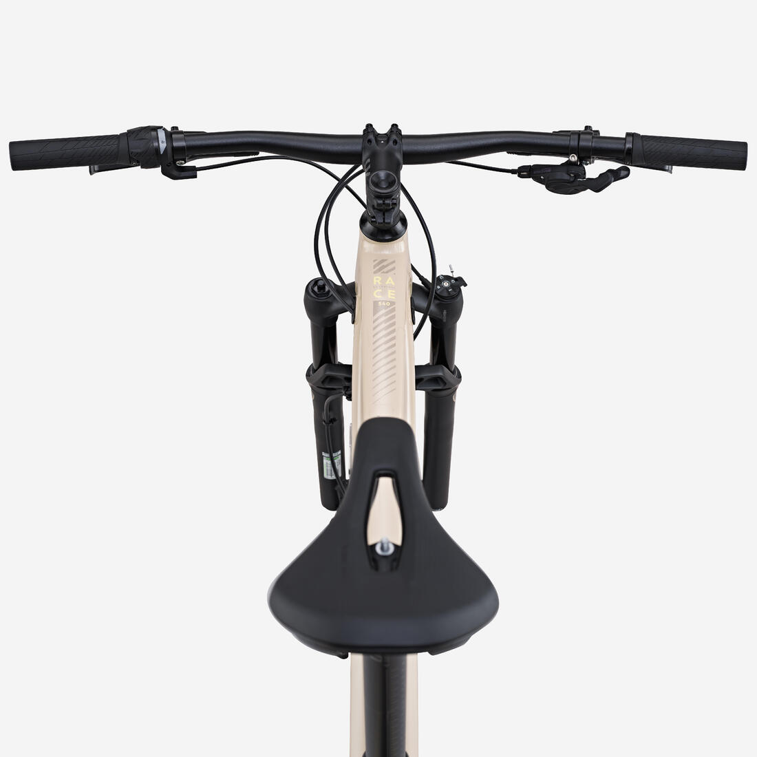 Vélo VTT XC semi-rigide 29" cadre aluminium, RACE 540 beige
