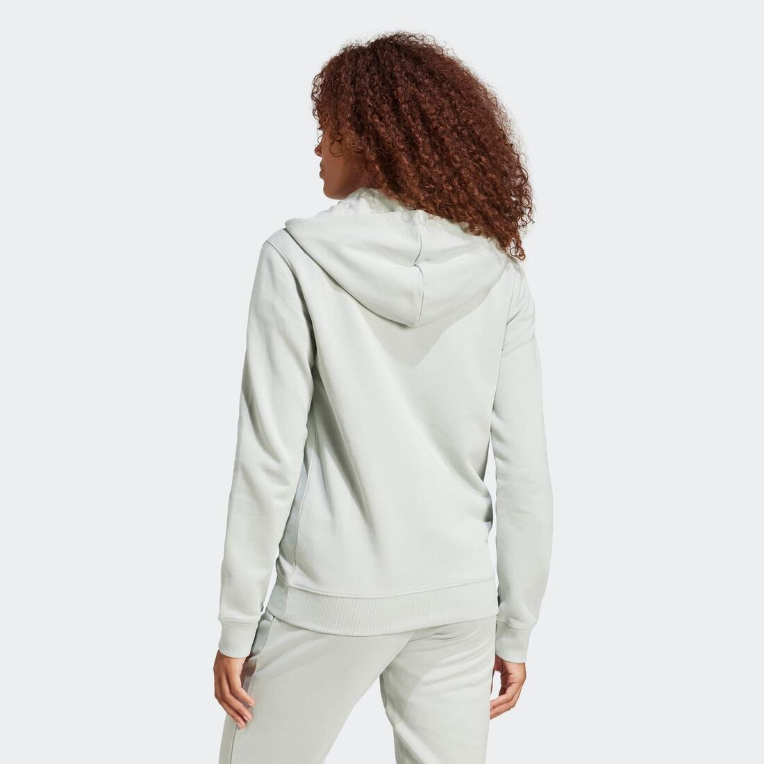Sweat zippé imprimé Adidas femme