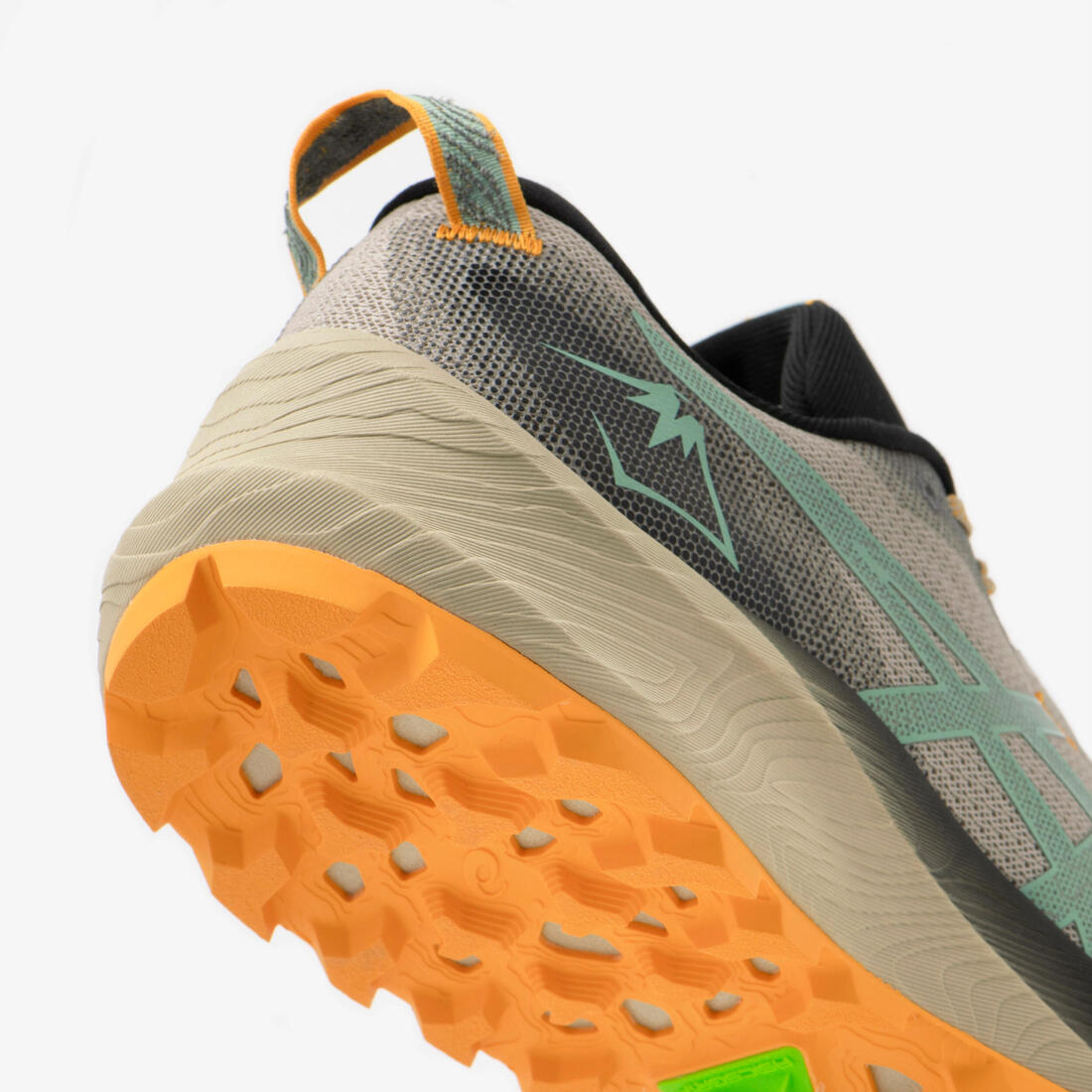 CHAUSSURES DE TRAIL RUNNING HOMME ASICS - GEL-TRABUCO 12 NOIR BLEU VERT