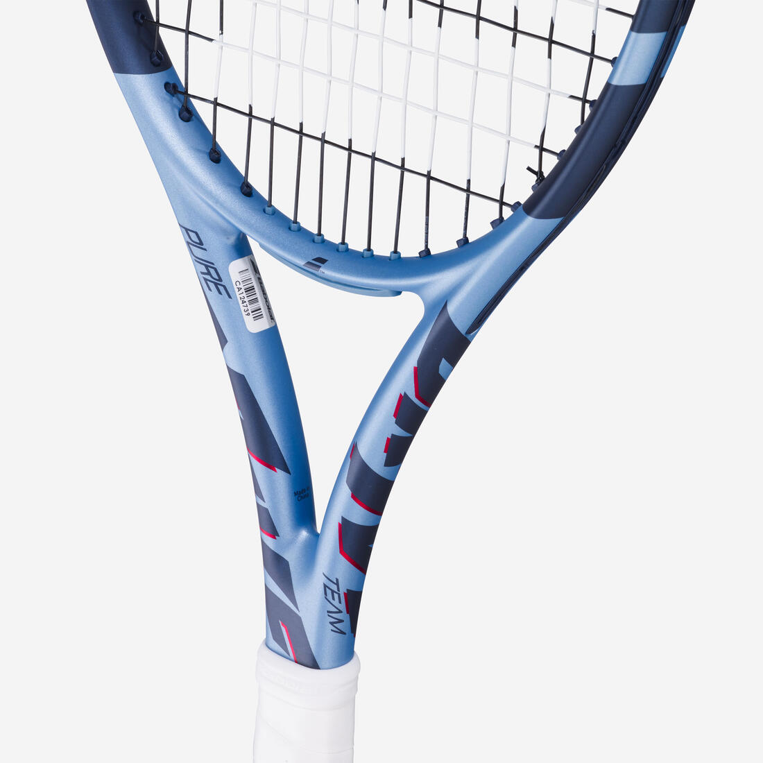 raquette de tennis adulte - babolat pure drive team bleu clair 285g