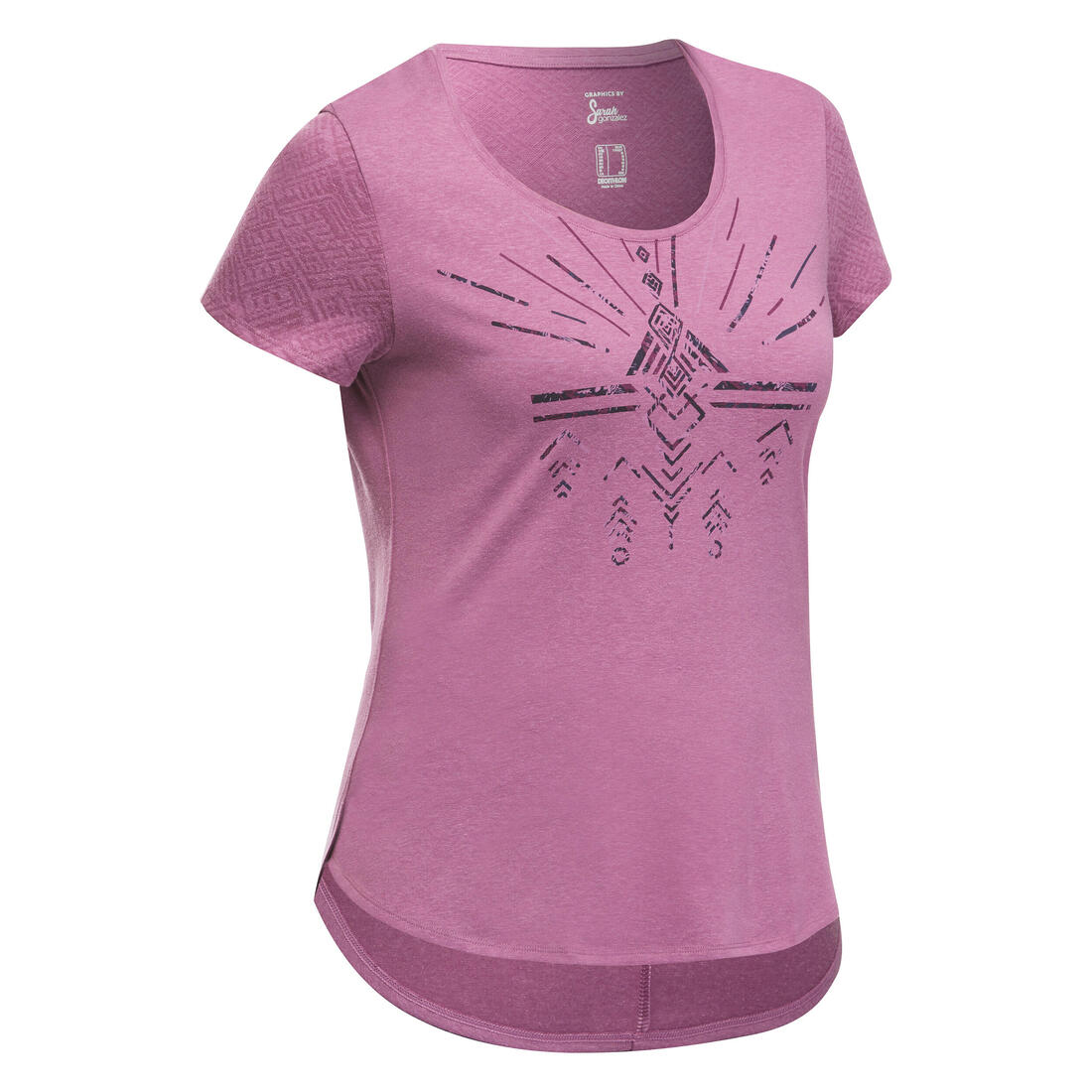 T-shirt de randonnée - NH500 - Femme – violet