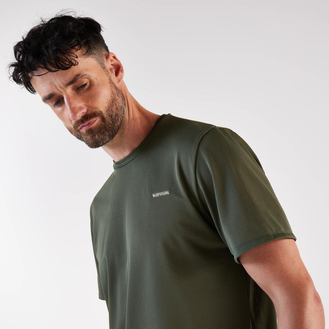 T-shirt de running respirant homme - kiprun run 500 dry