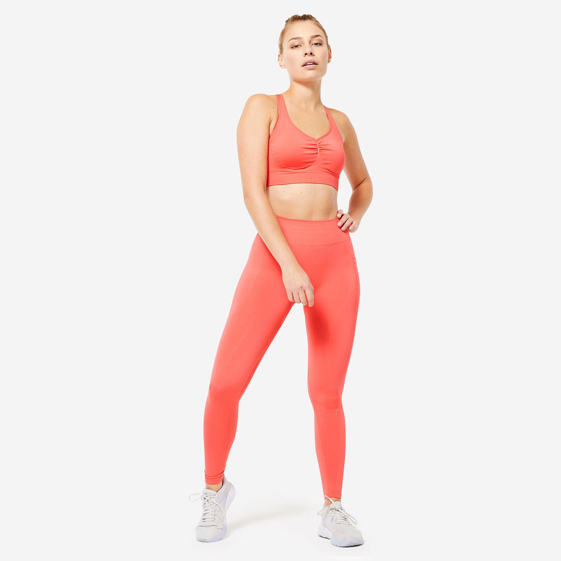 Legging seamless effet push up taille haute femme