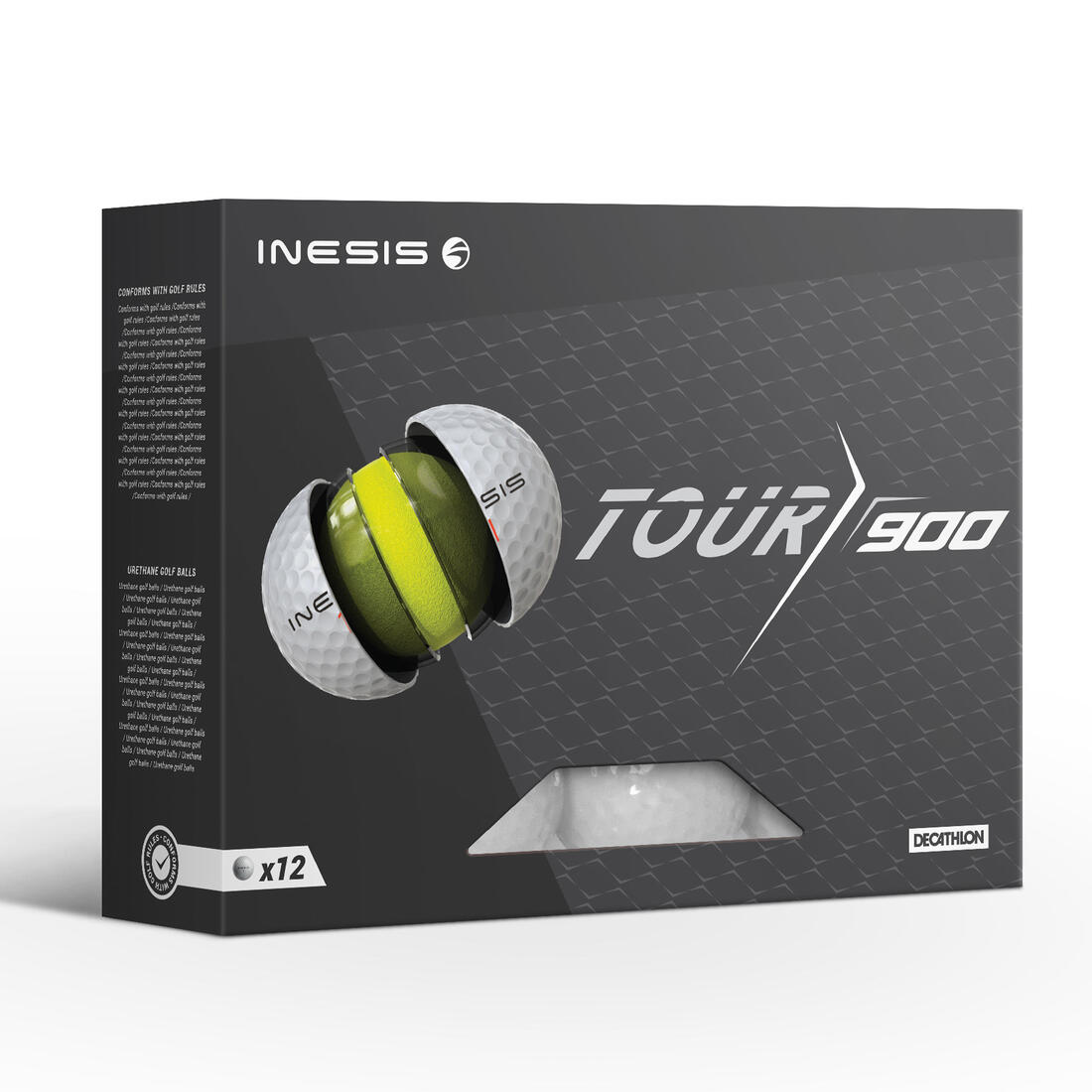 Balles golf x12 - INESIS Tour 900