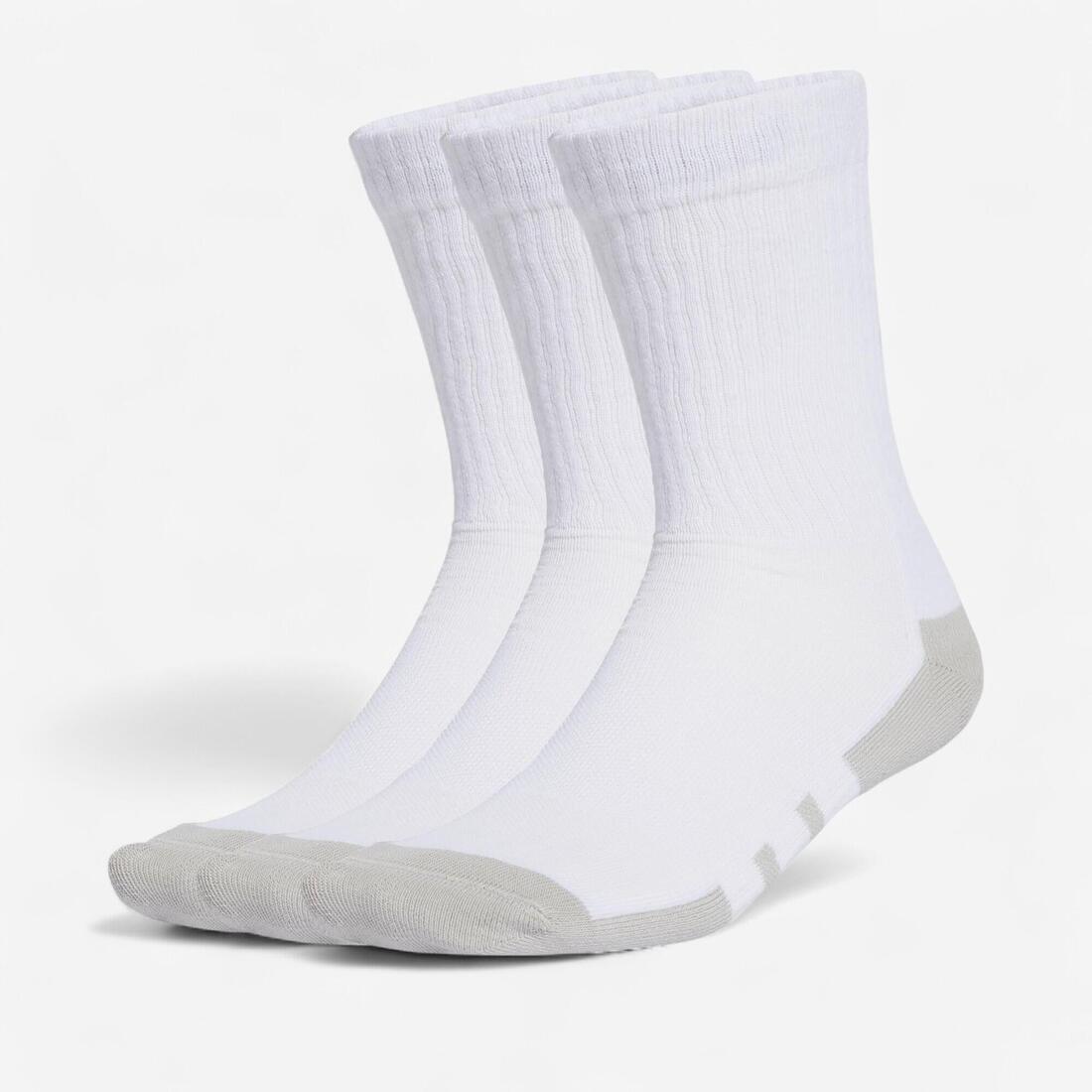 Lot de 3 paires de chaussettes hautes – blanc
