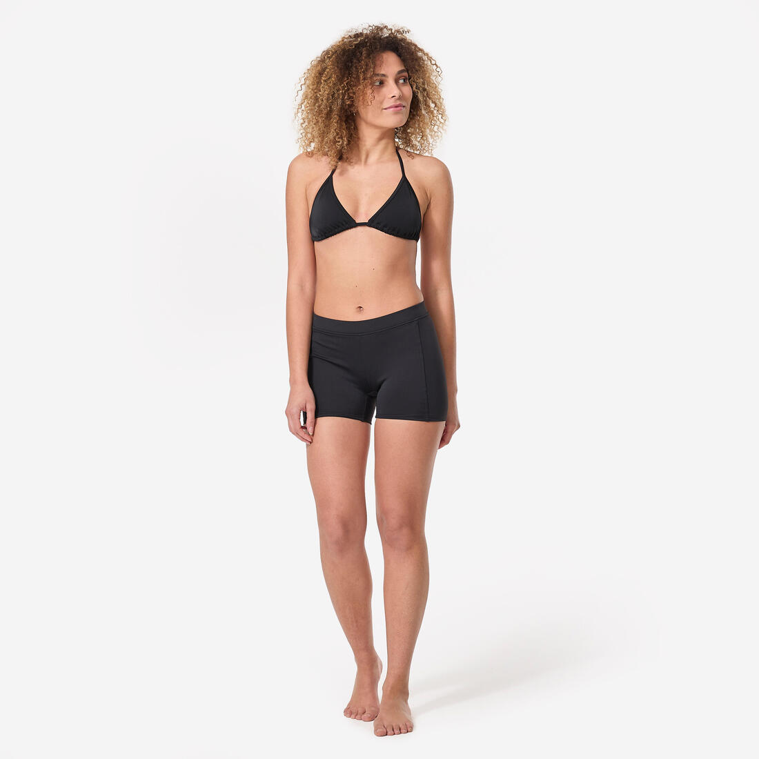 Bas de maillot de bain shorty Femme - reva noir