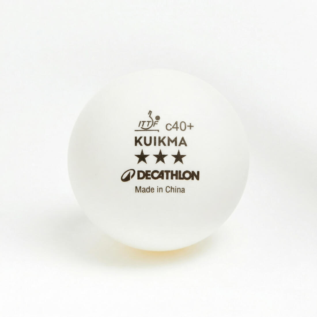 BALLES DE TENNIS DE TABLE TTB 900C 40+ 3* X4 BLANCHES