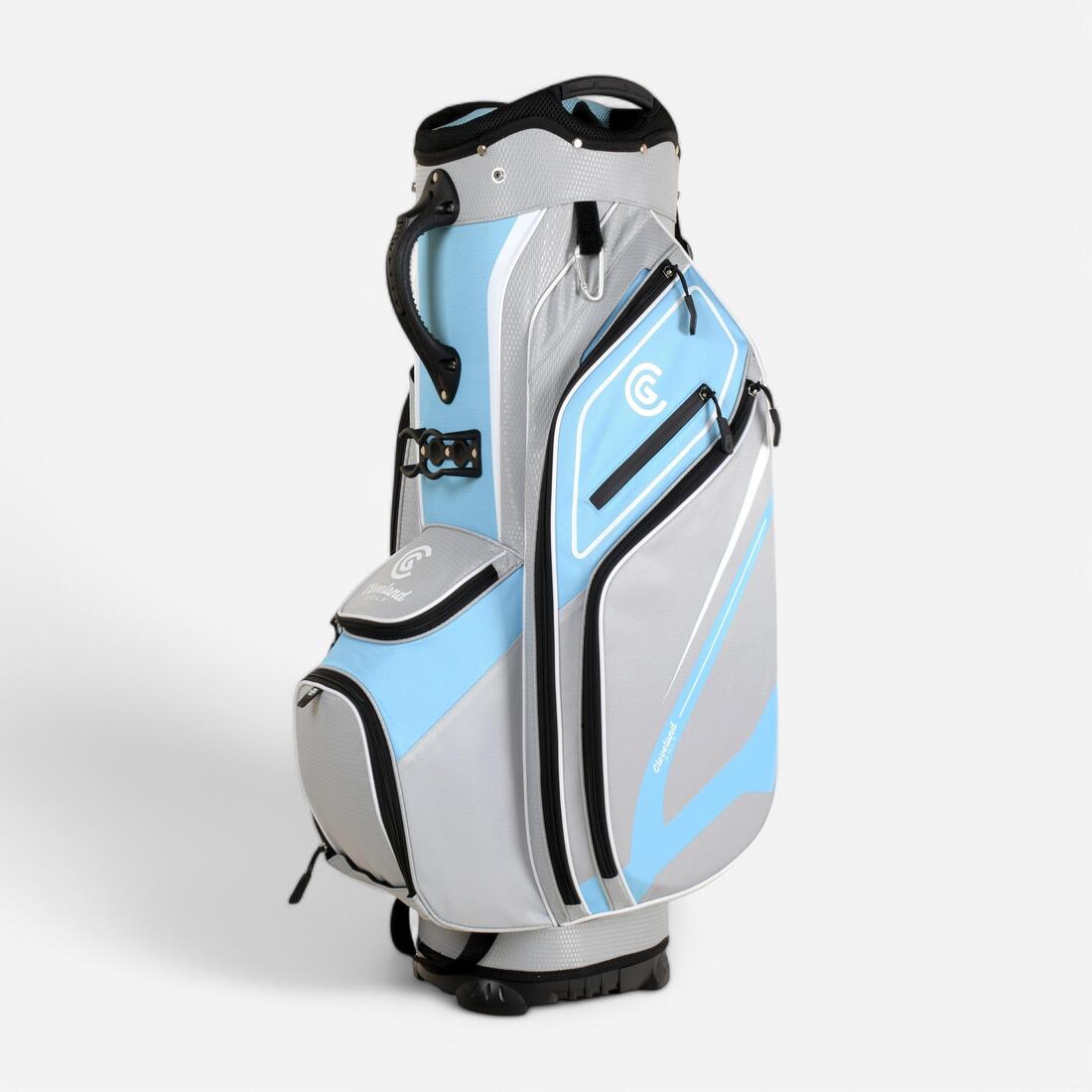 Sac golf chariot, Cleveland Cart gris et bleu – Default