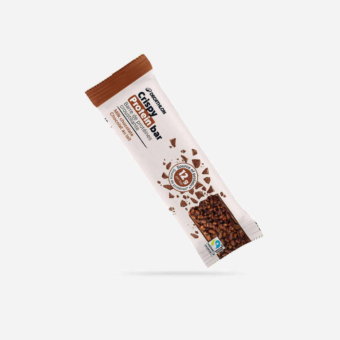 Barre protéinée croustillante chocolat au lait x1
