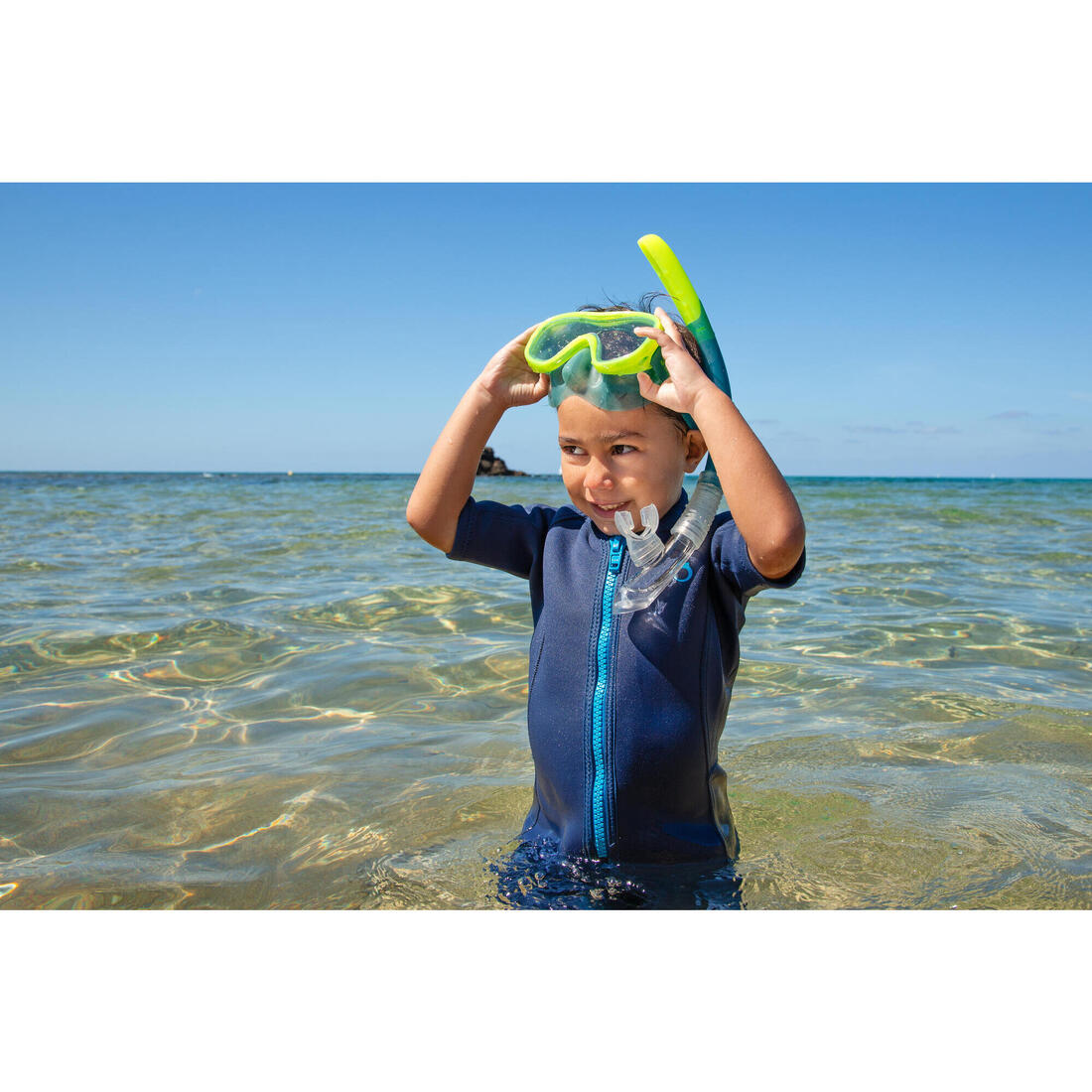 Kit plongée Masque et Tuba Snorkeling 100 Valve enfant