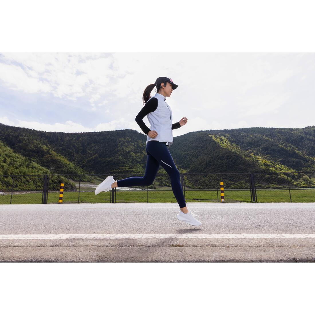 Legging chaud de running Femme, KIPRUN Run 500 Warm