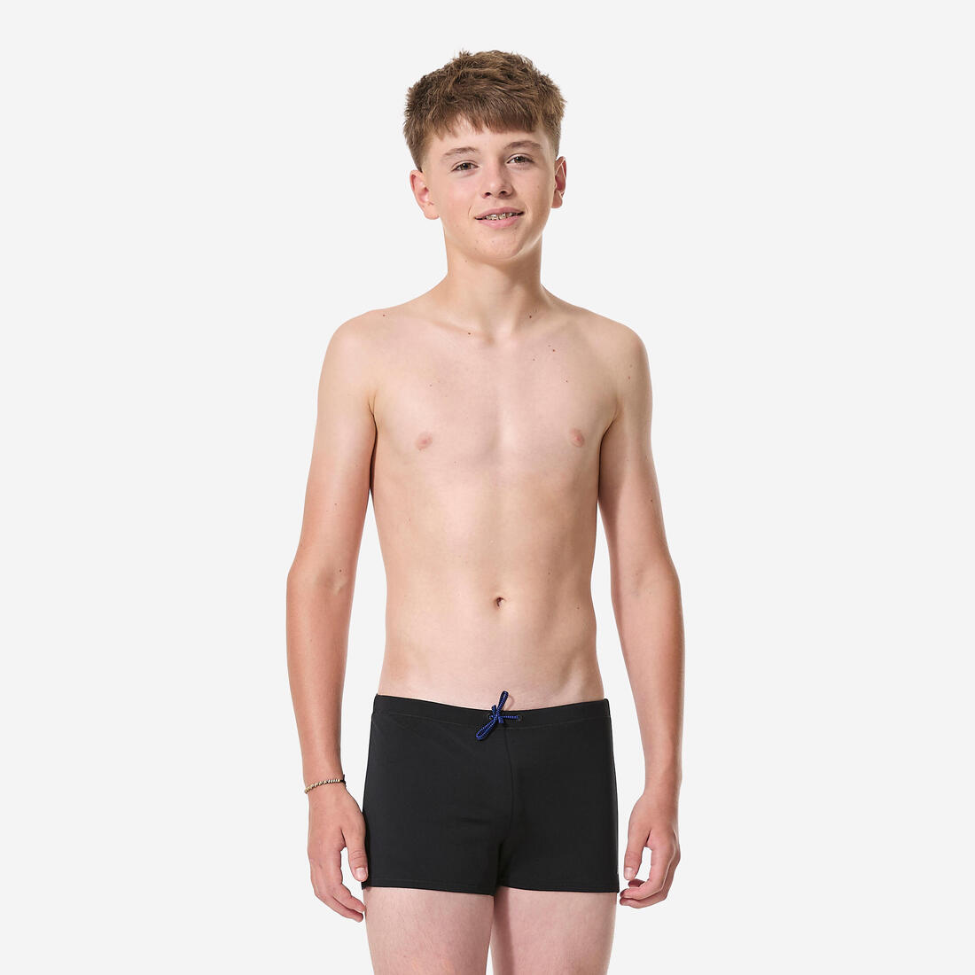 Boxer de bain natation Garçon enfant, 100 Plus marine