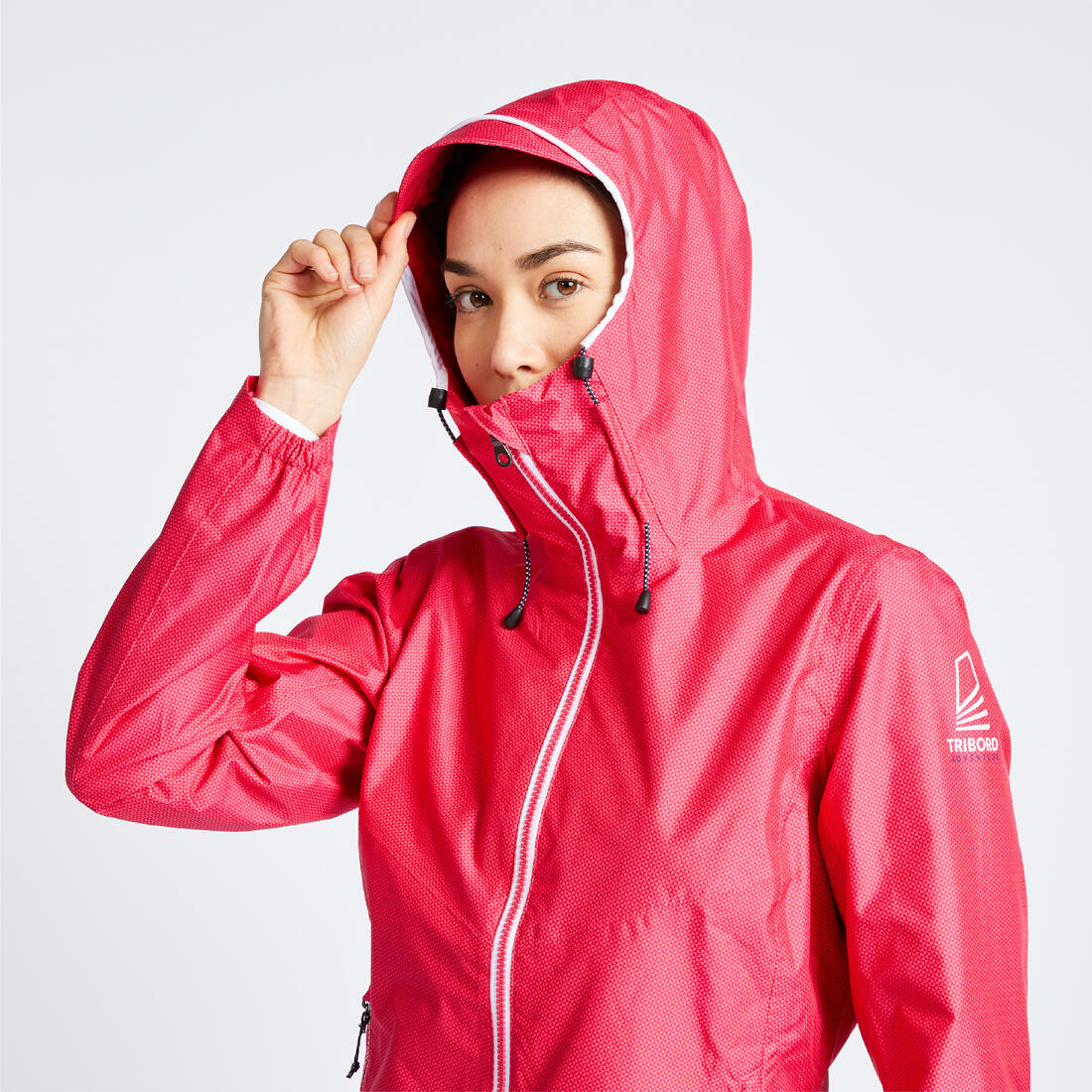 Veste imperméable de voile - veste de pluie sailing 100 femme